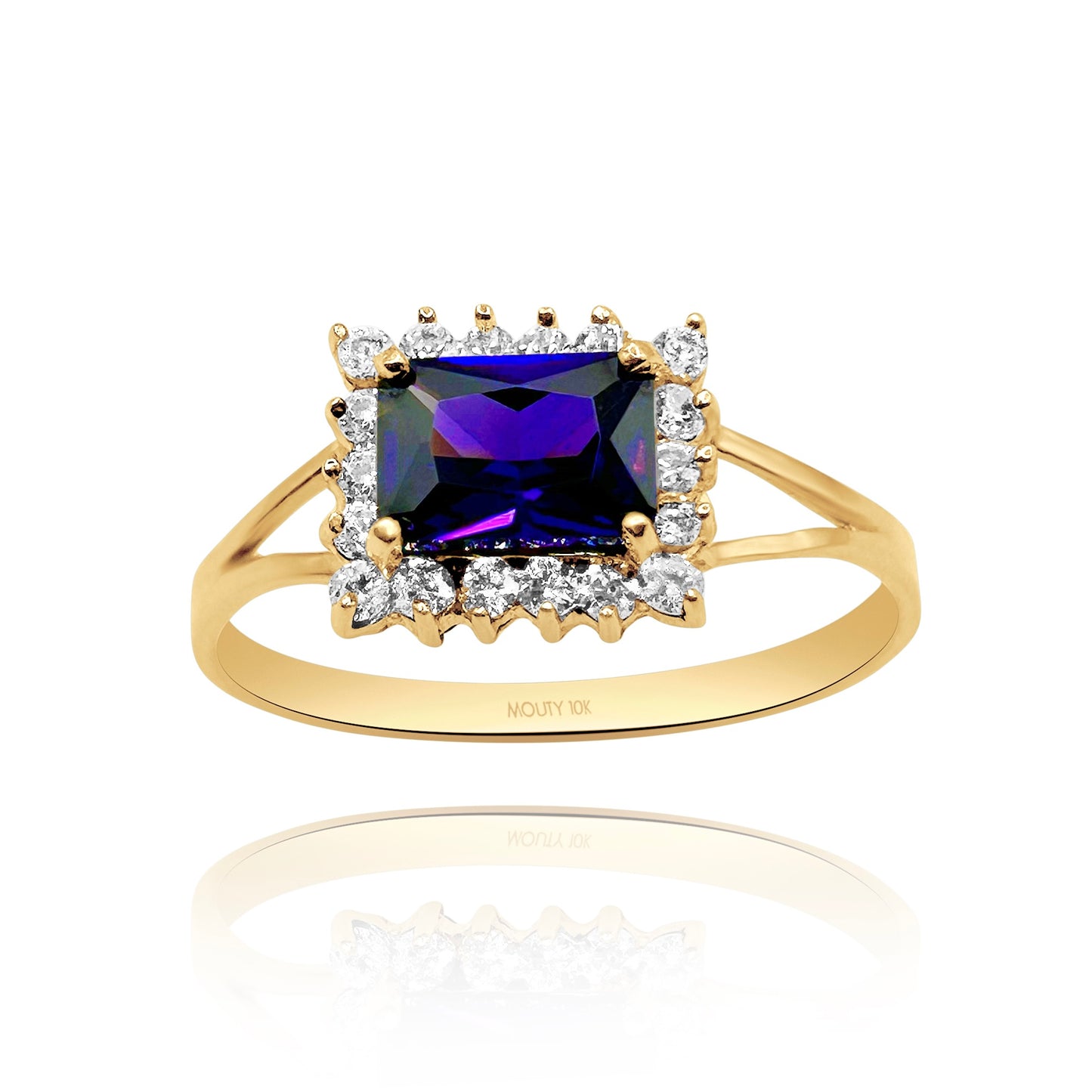 Anillo de compromiso en oro