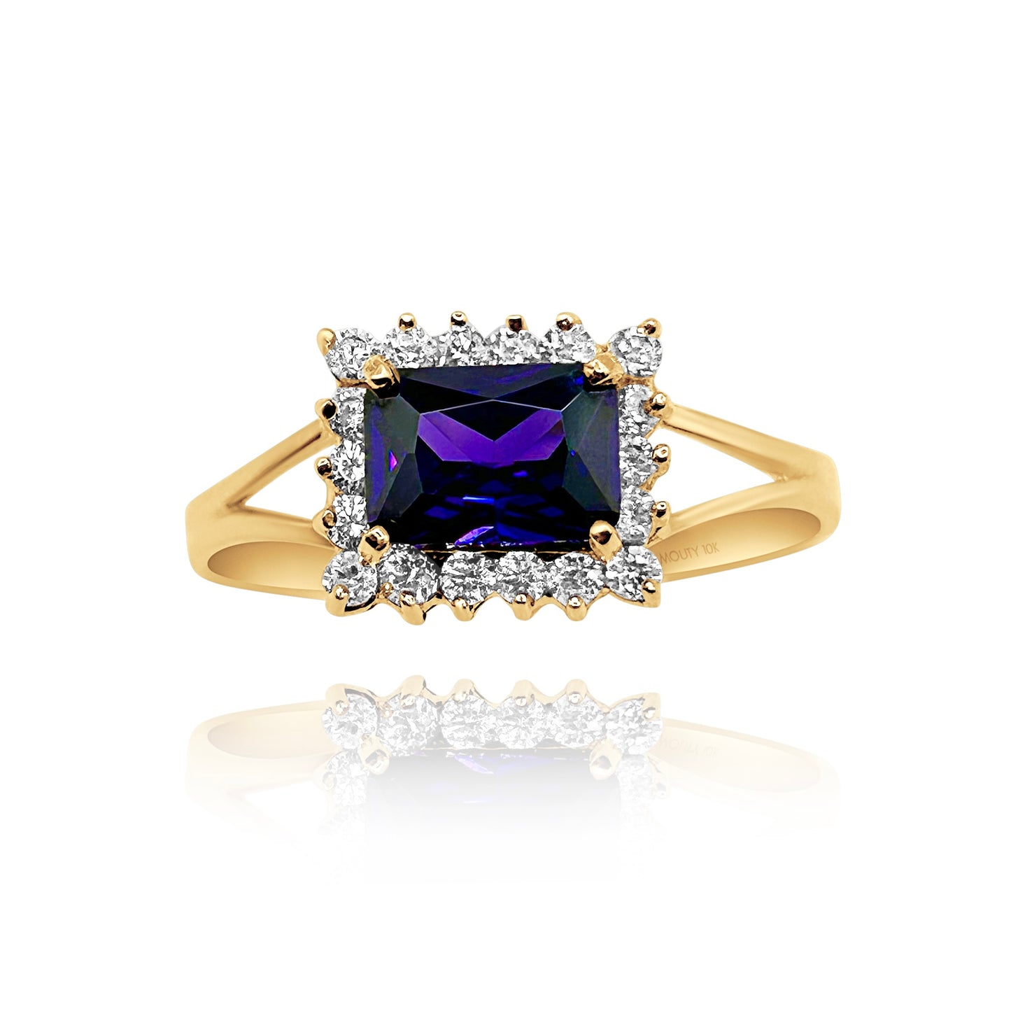 Anillo de compromiso en oro