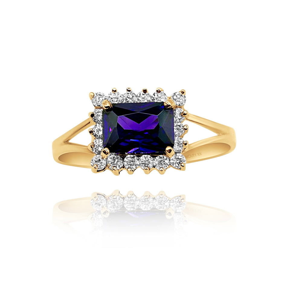 Anillo de compromiso en oro