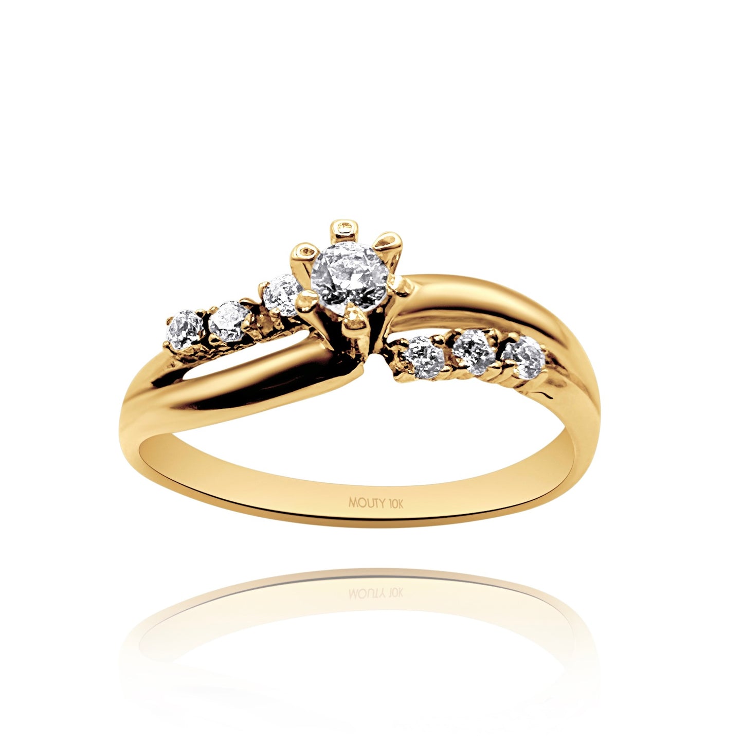 Anillo de compromiso en oro