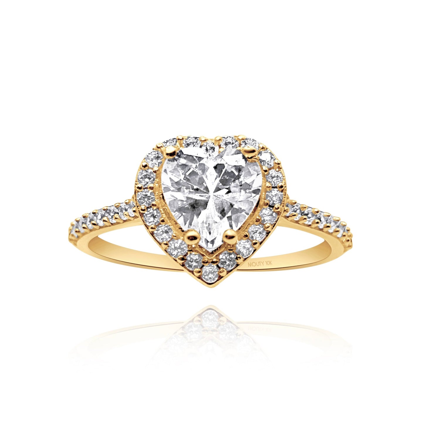 Anillo de compromiso en oro