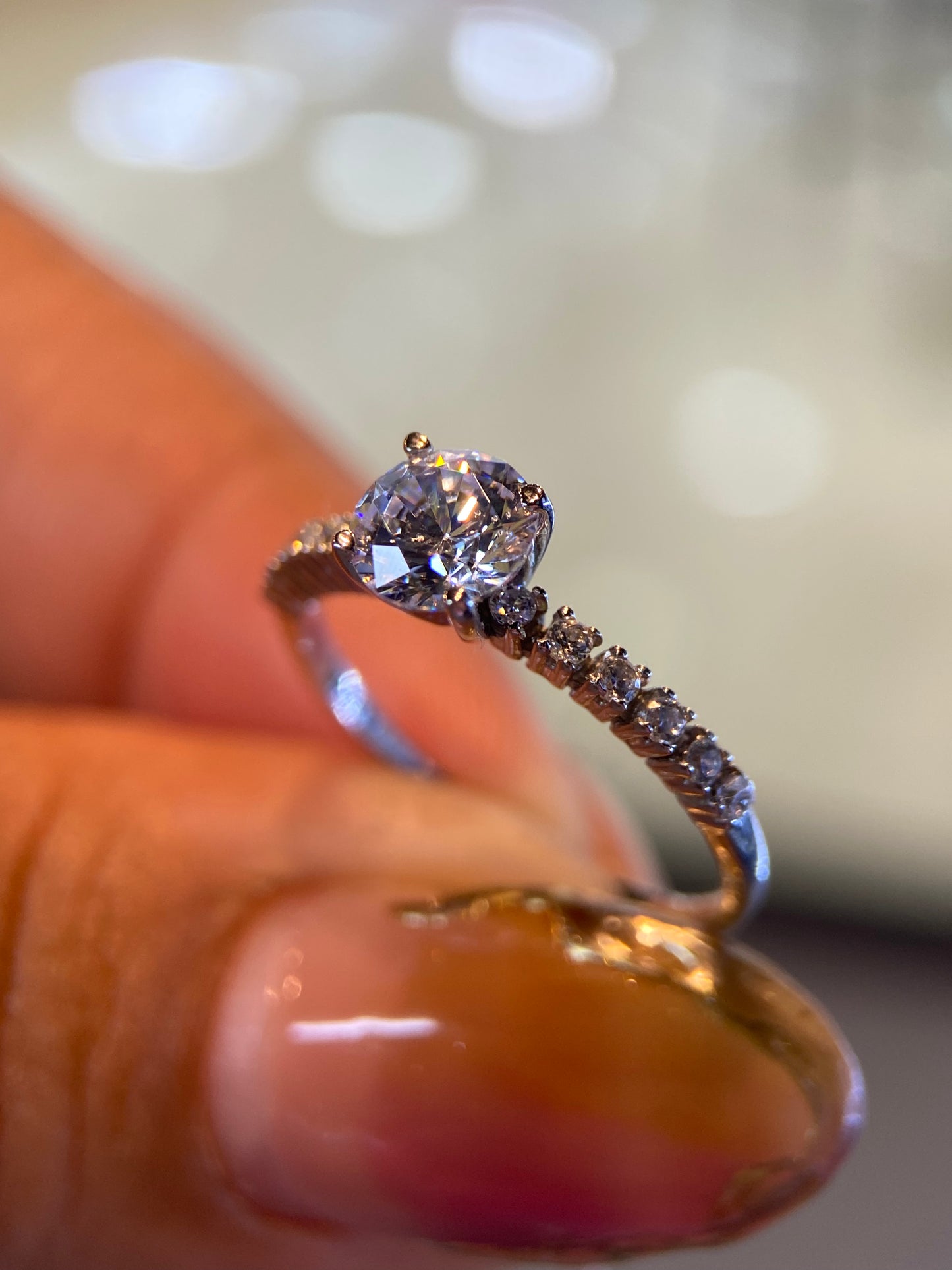 Anillo de compromiso en oro