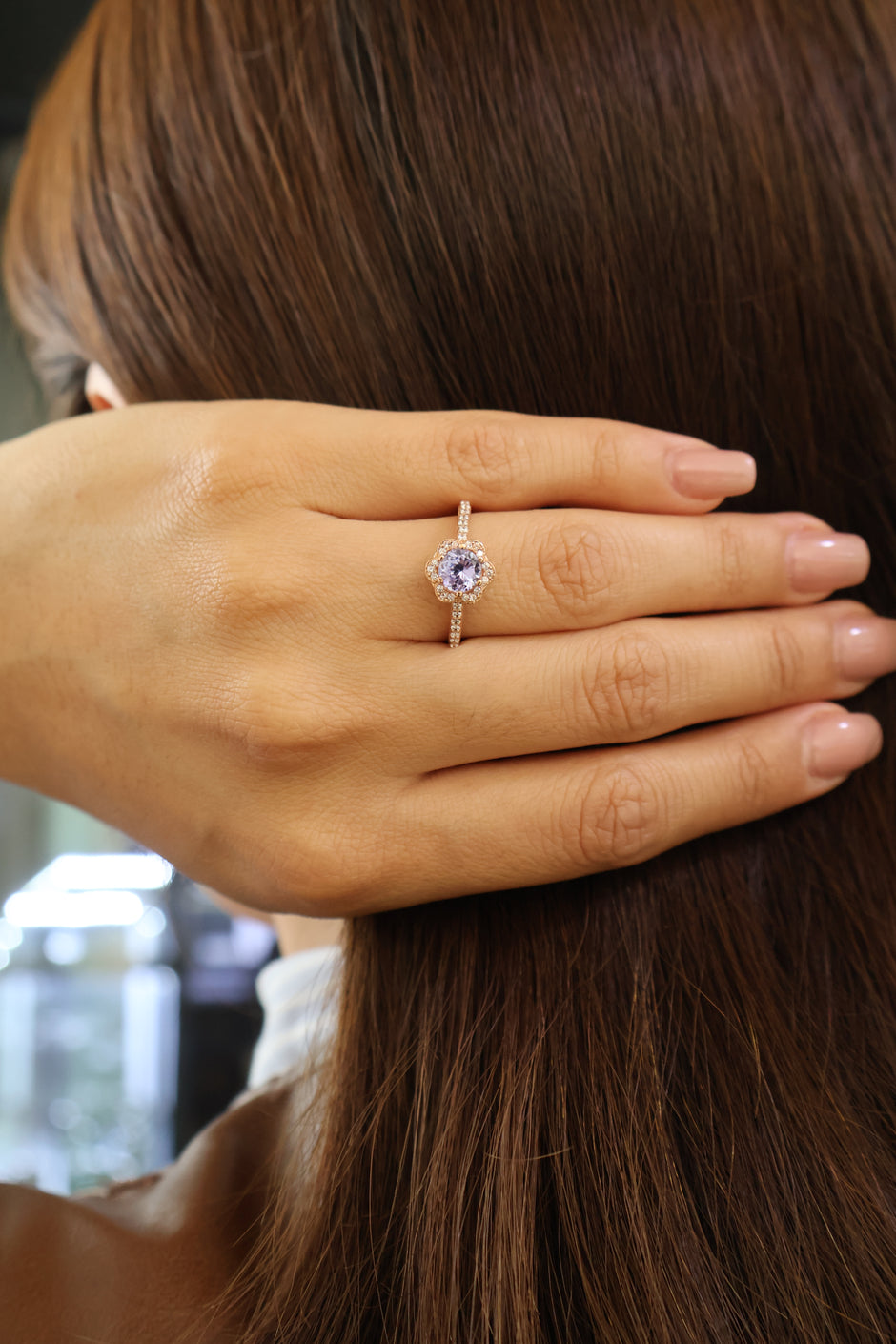 Anillo Serey en Oro con Tanzanita 0.56ct