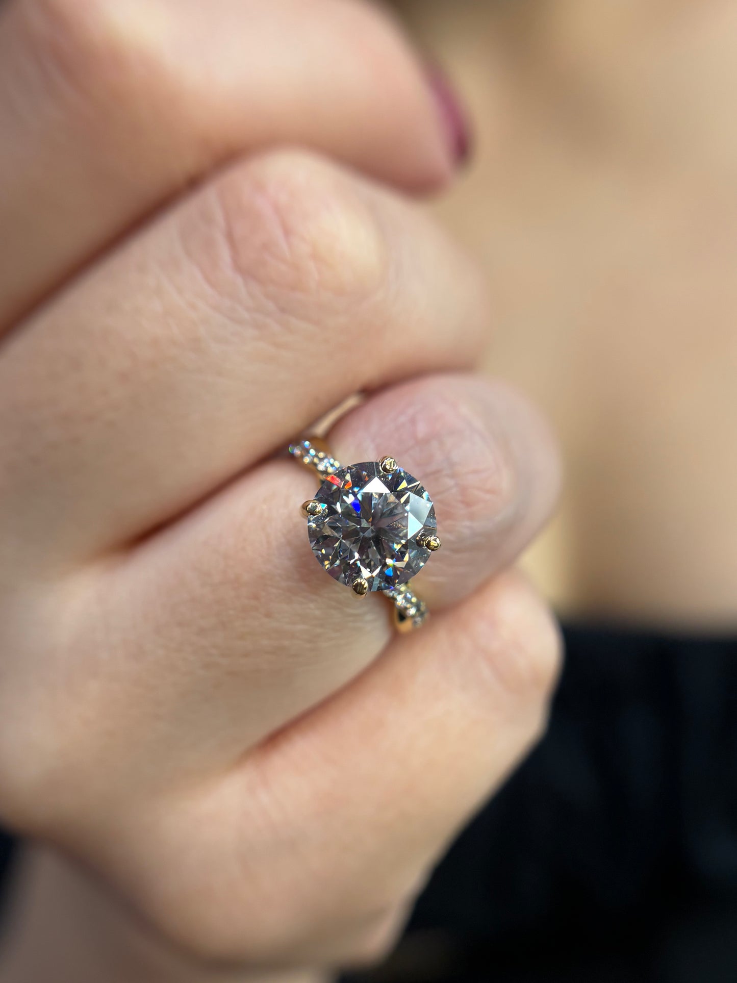 Anillo de compromiso en Oro