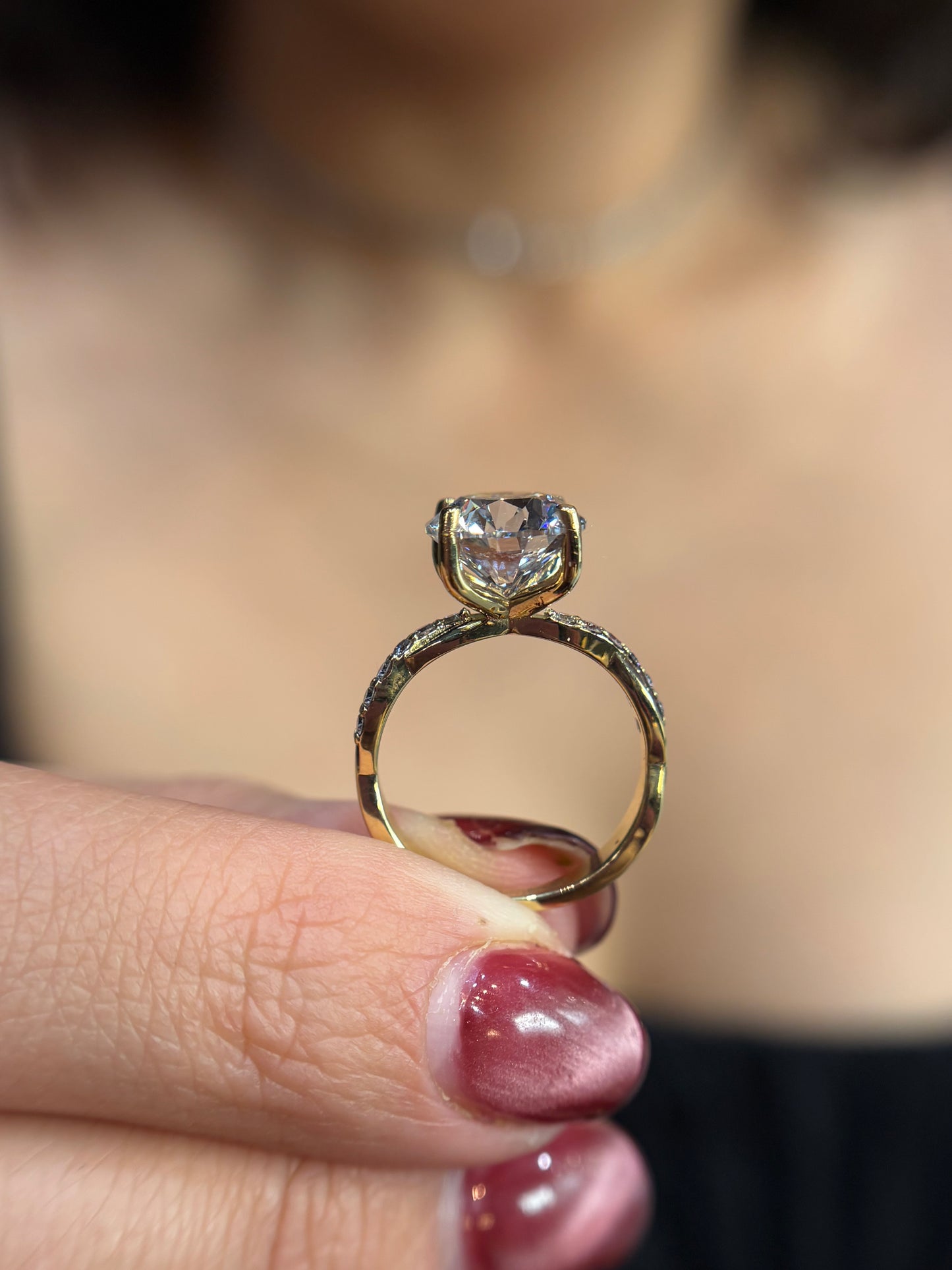Anillo de compromiso en Oro