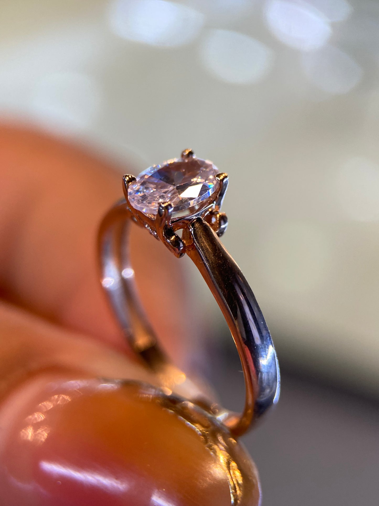 Anillo de compromiso en oro