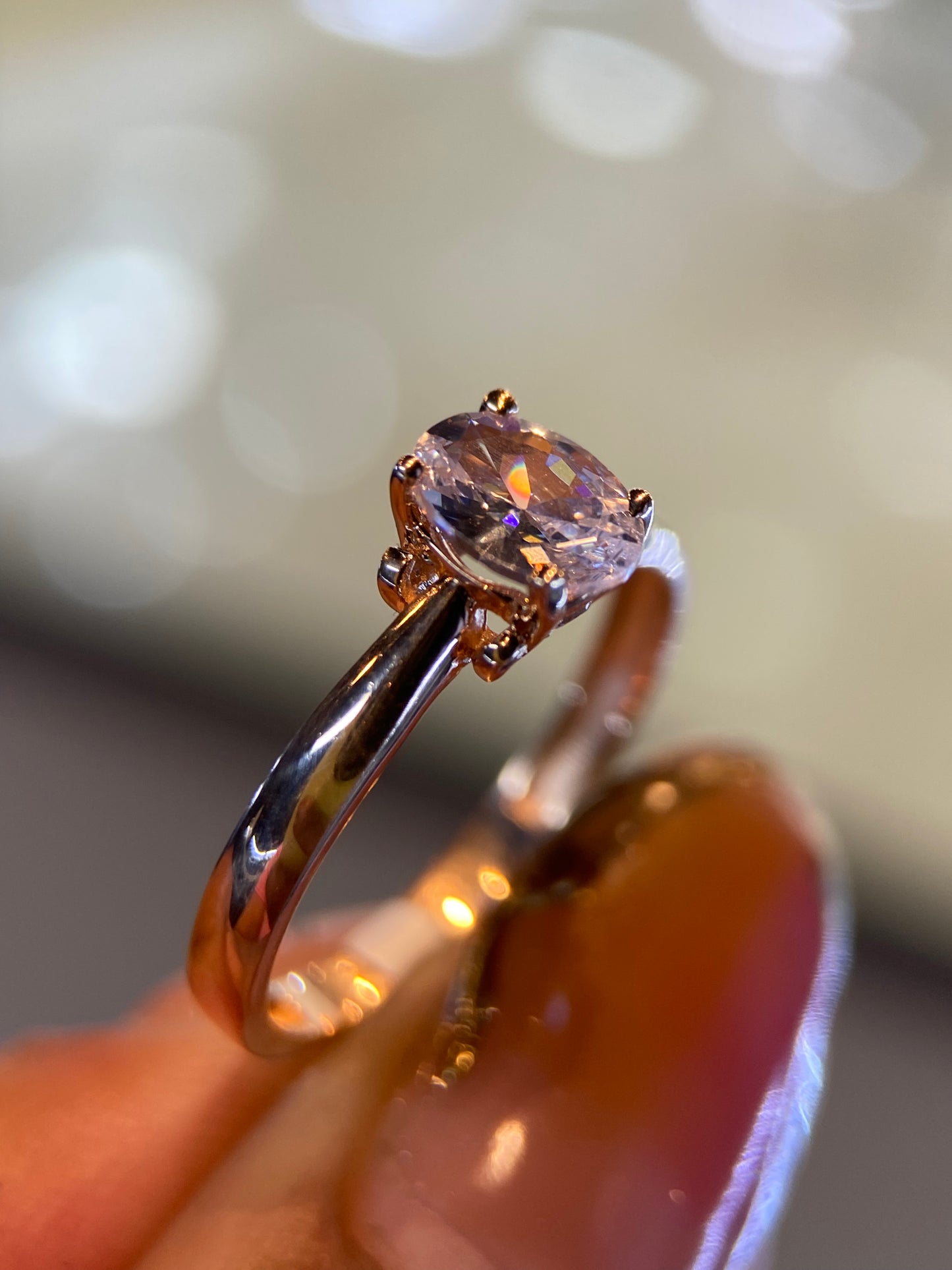 Anillo de compromiso en oro
