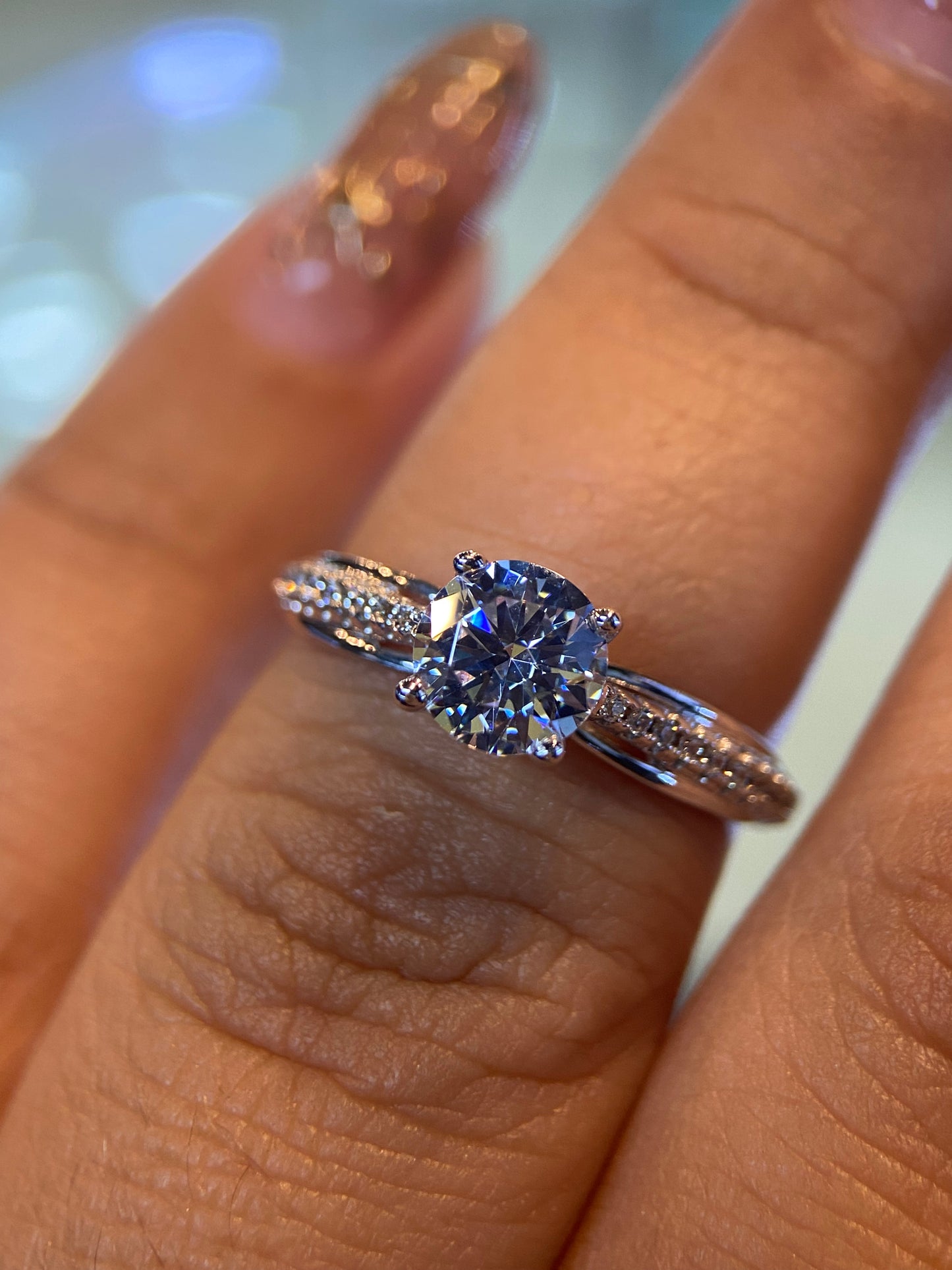 Anillo de compromiso en oro