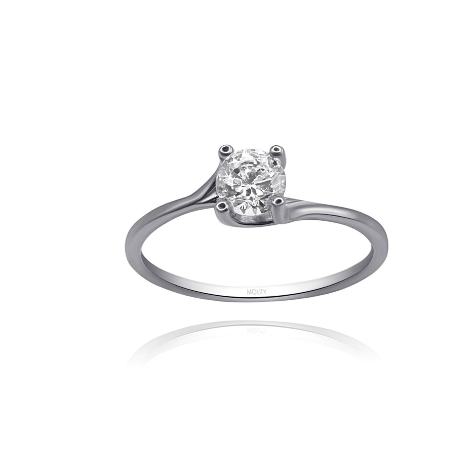 Anillo de compromiso en oro