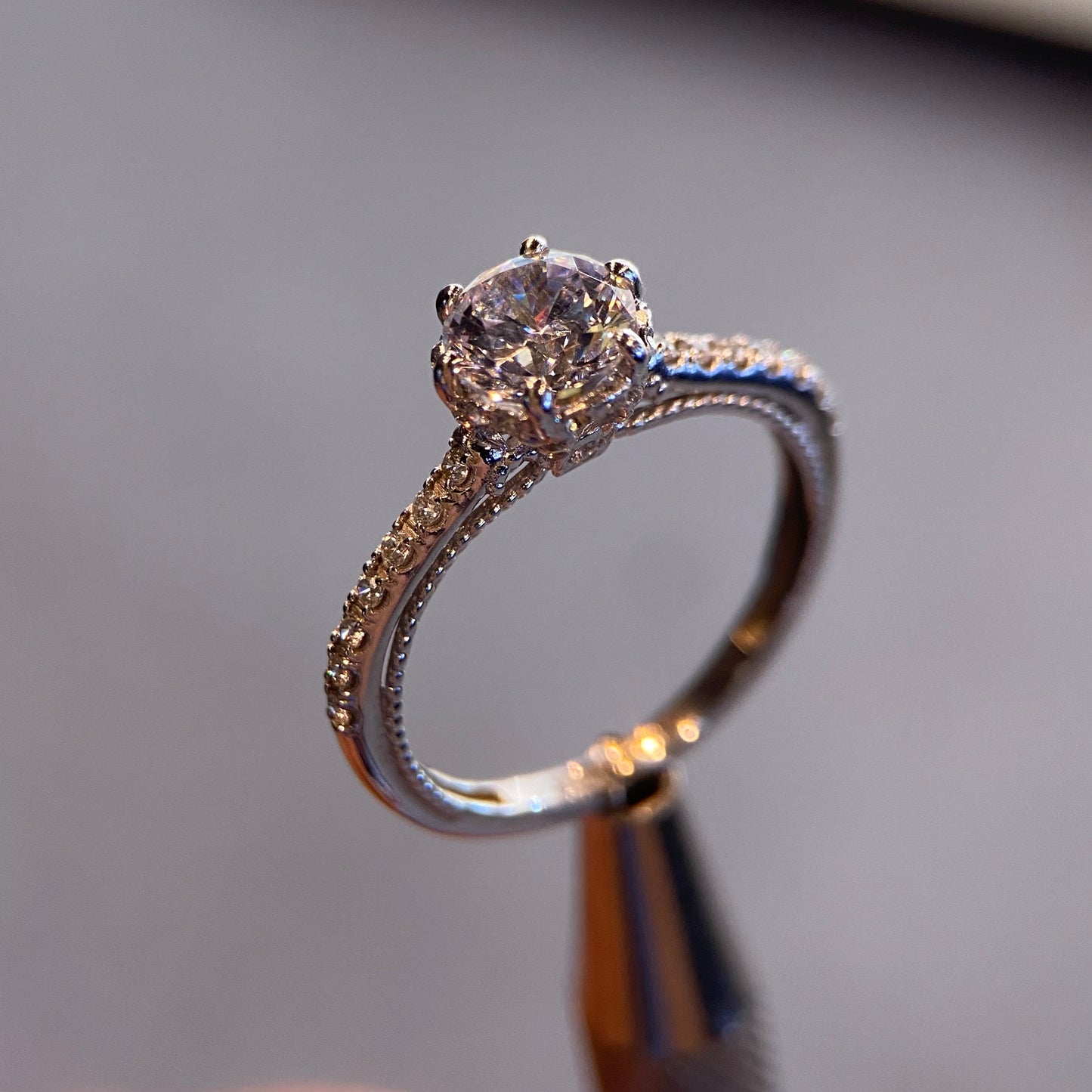 Anillo de compromiso en oro