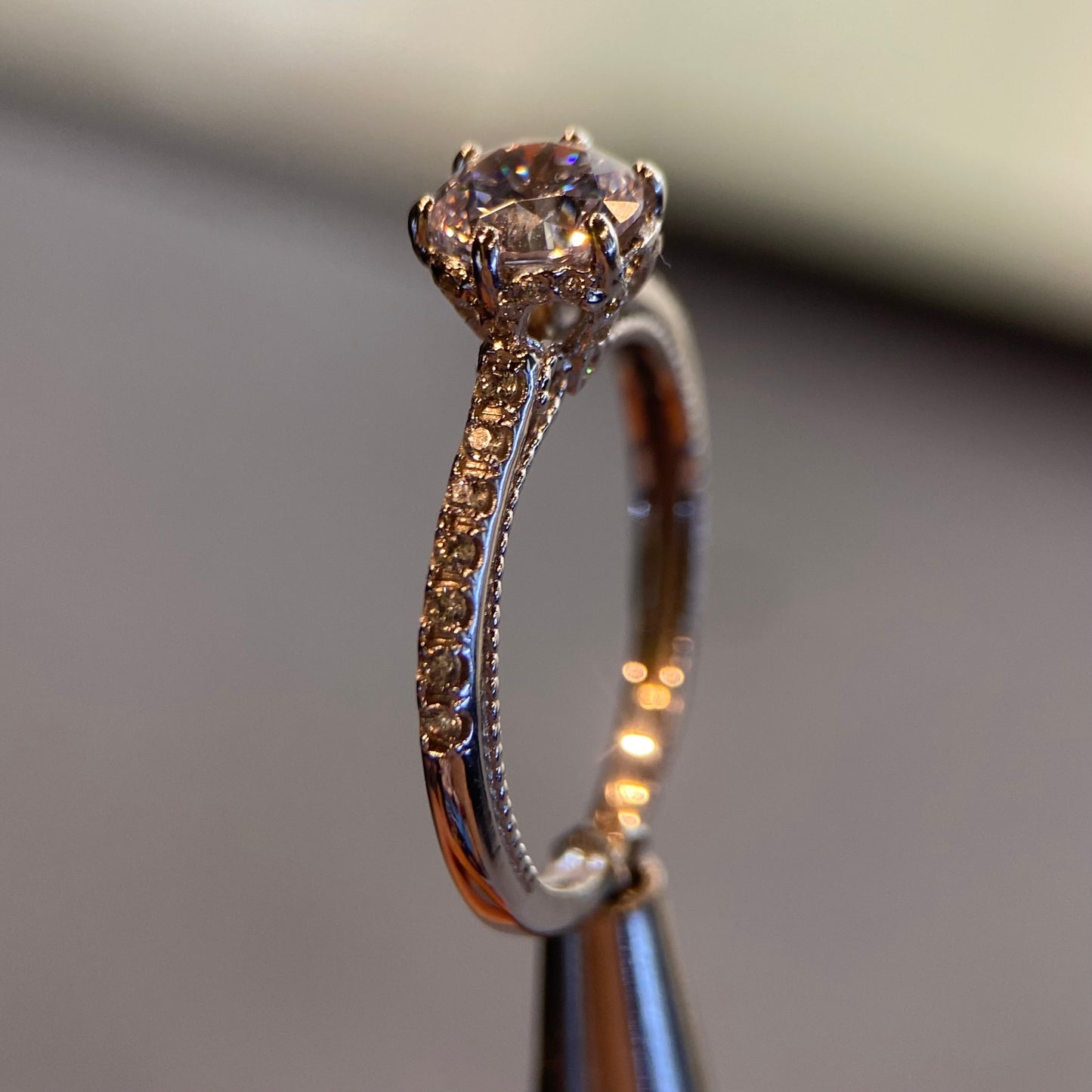 Anillo de compromiso en oro