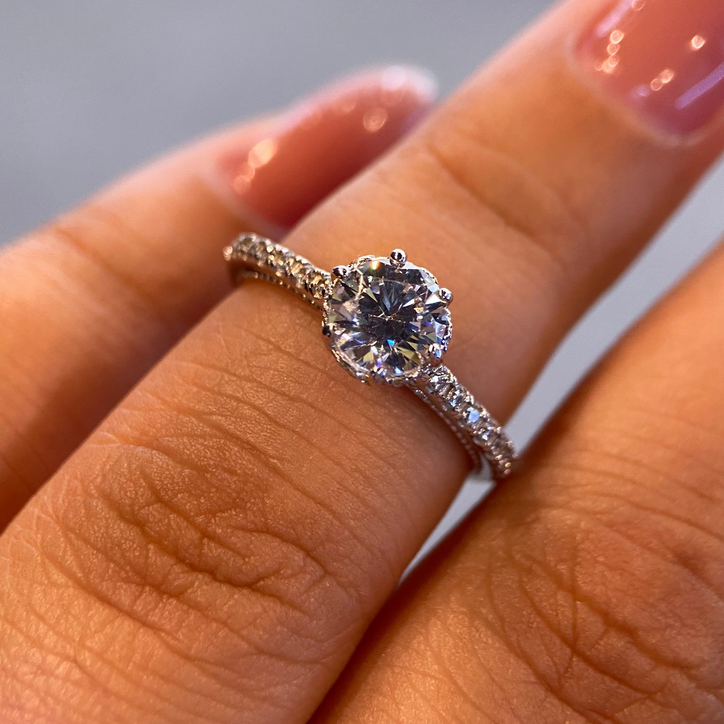 Anillo de compromiso en oro