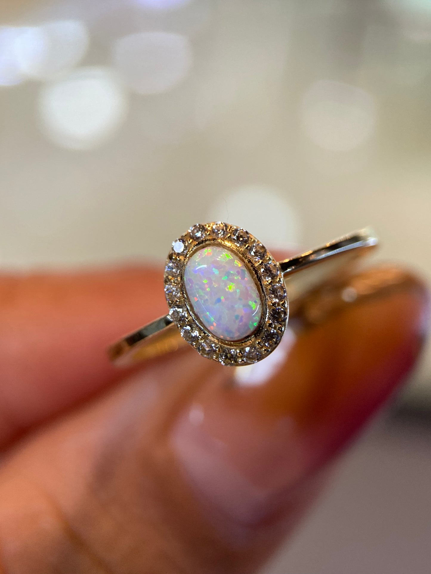 Anillo de compromiso en oro