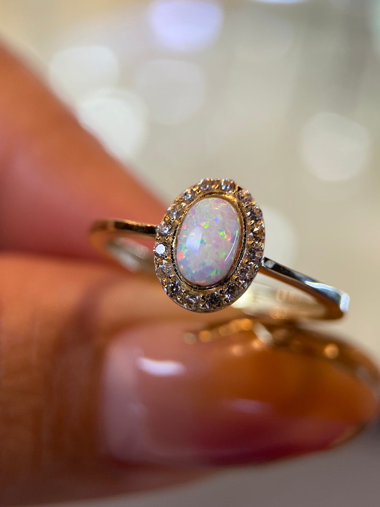 Anillo de compromiso en oro
