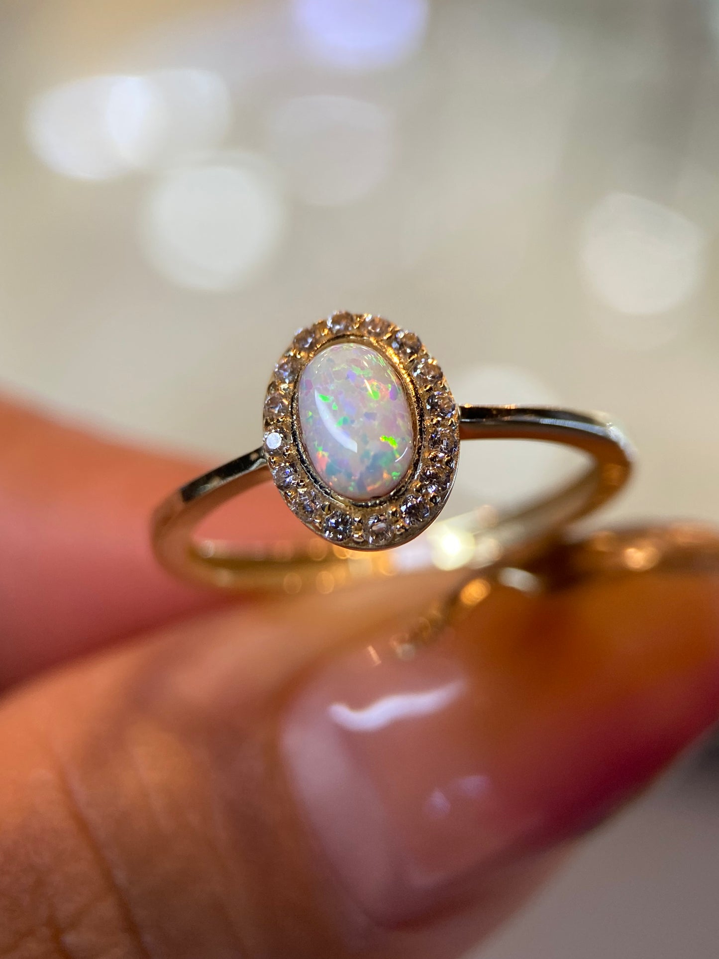 Anillo de compromiso en oro