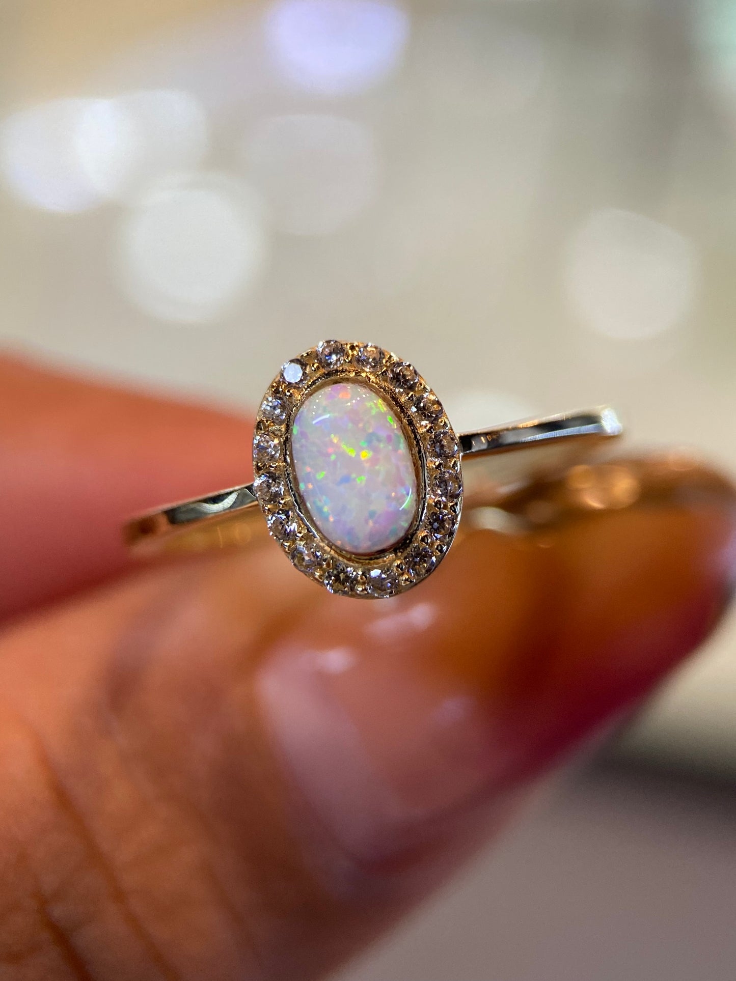 Anillo de compromiso en oro