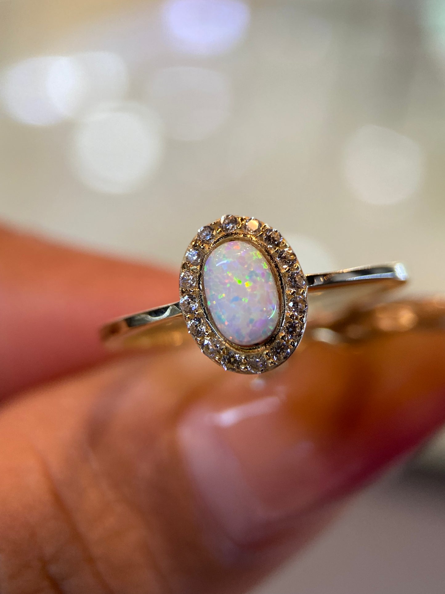 Anillo de compromiso en oro