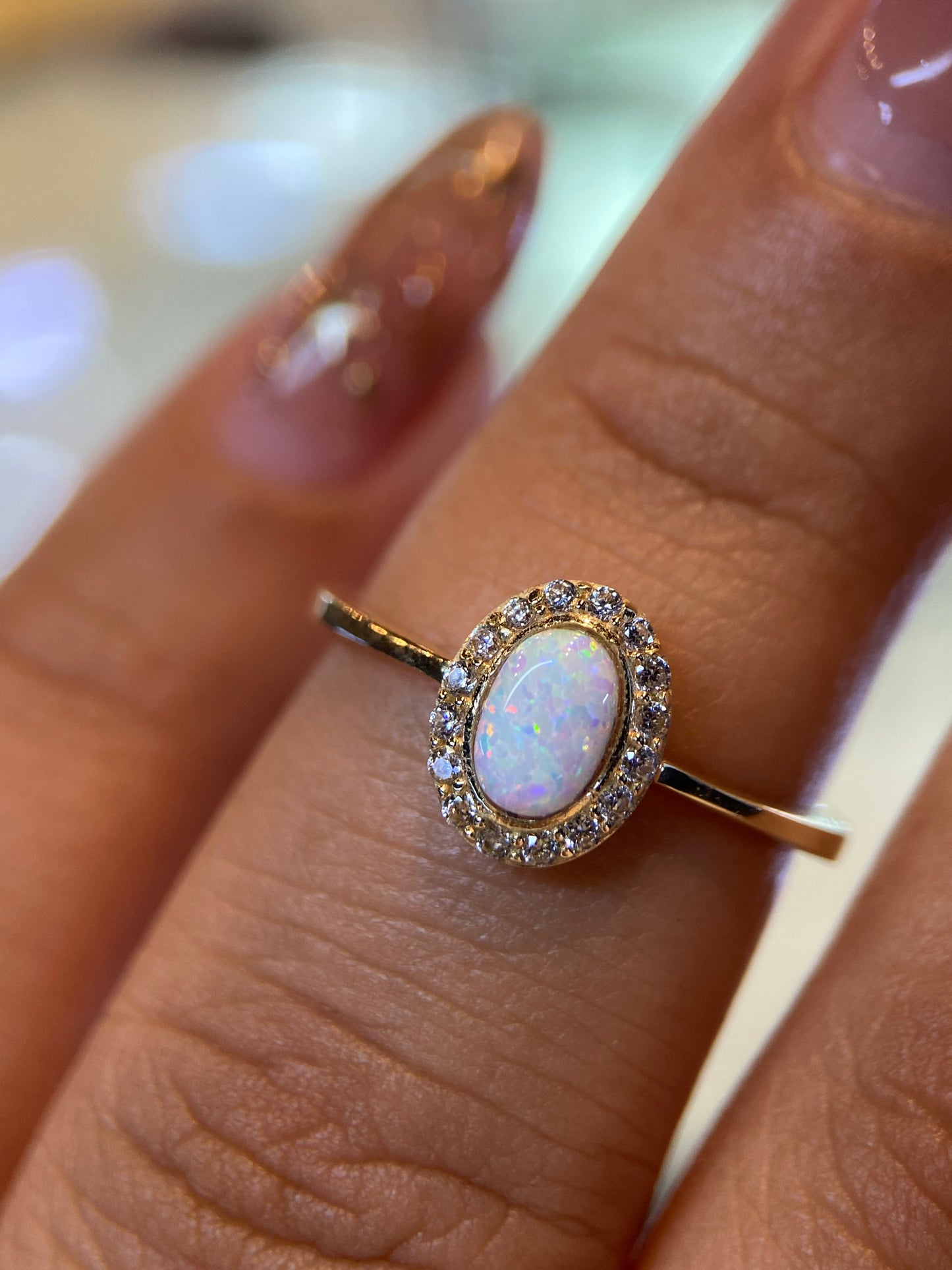 Anillo de compromiso en oro
