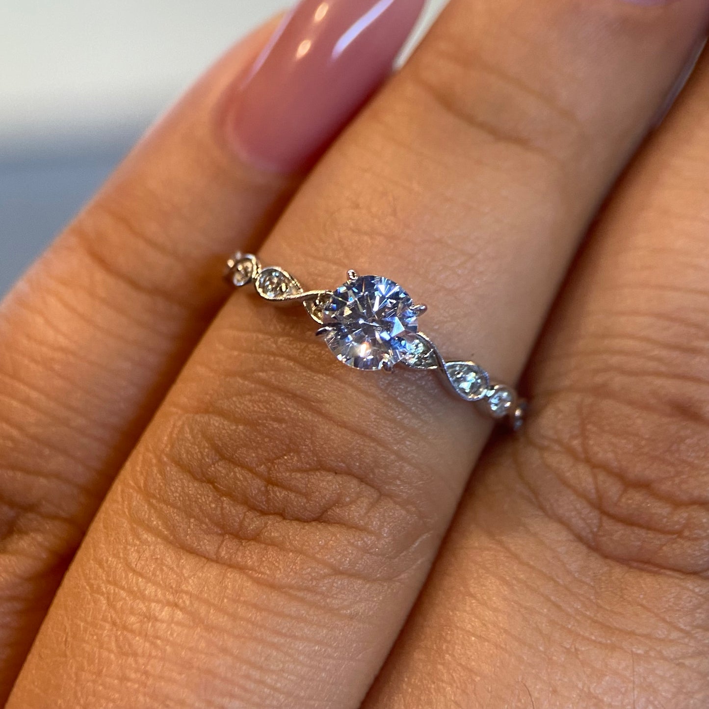 Anillo de compromiso en oro