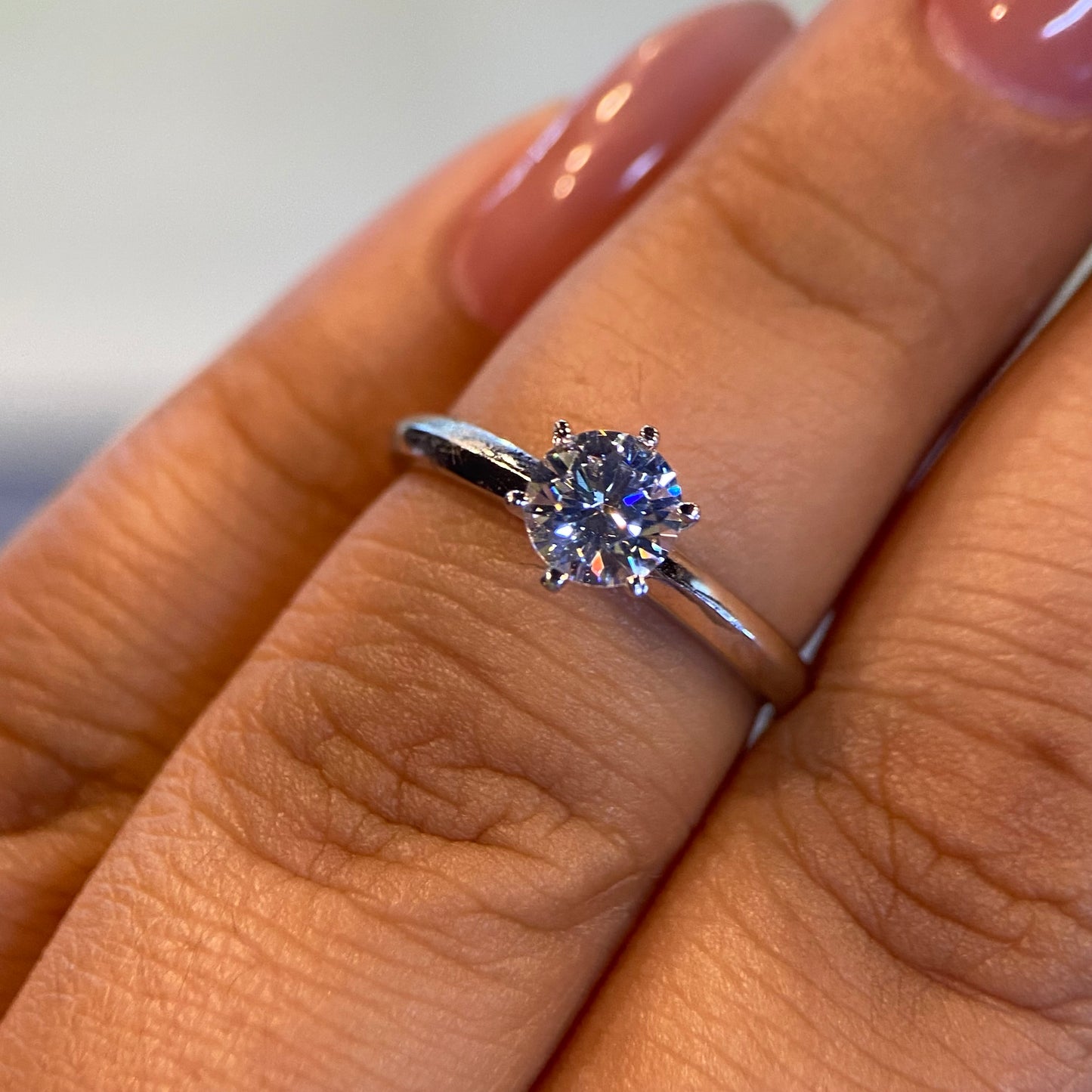 Anillo de compromiso en oro