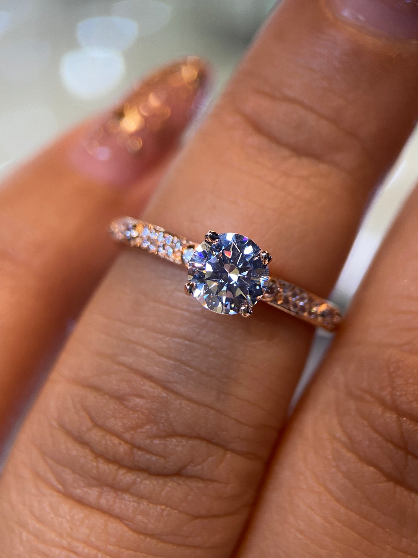 Anillo de compromiso en oro
