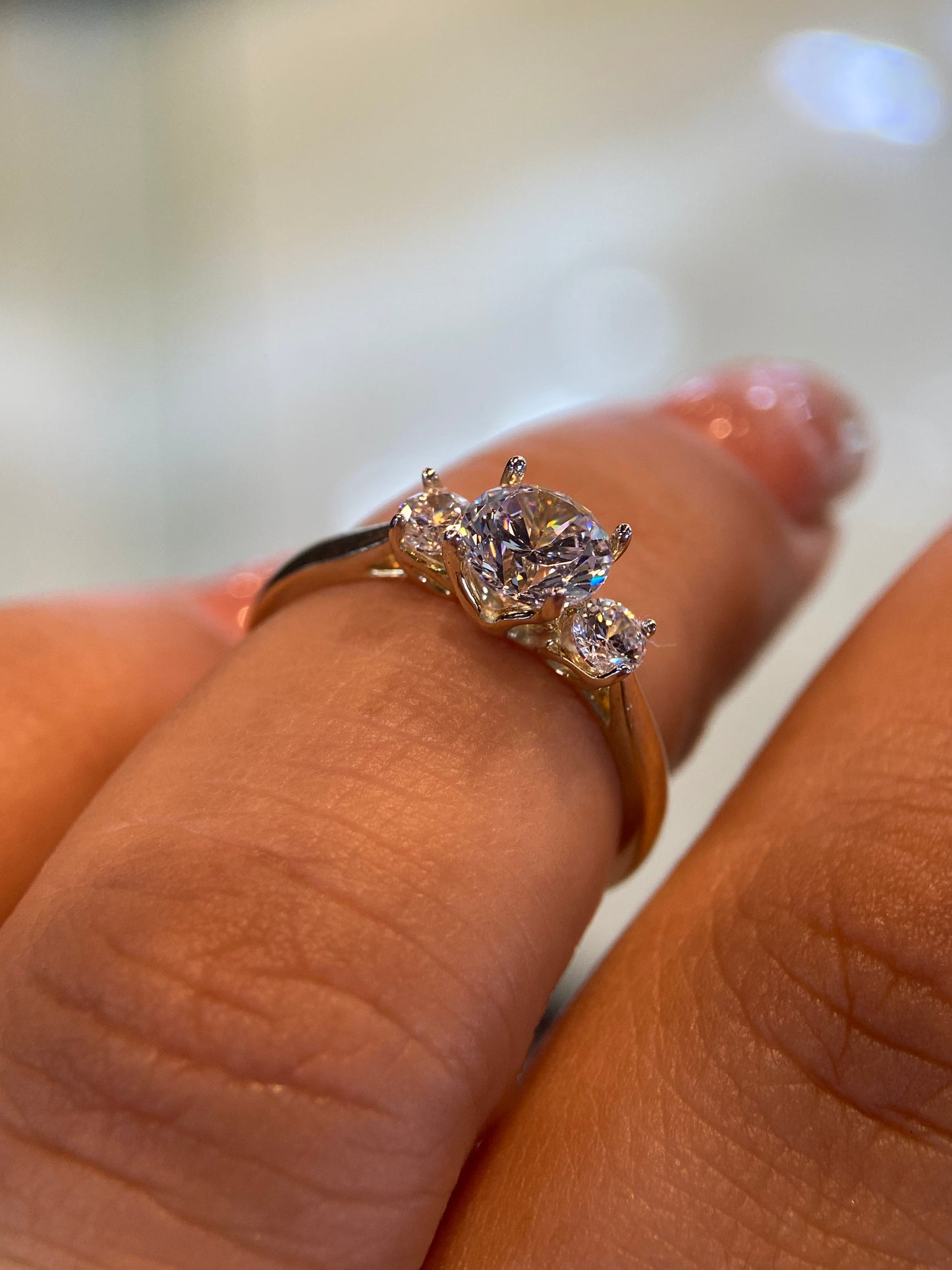 Anillo de compromiso en oro