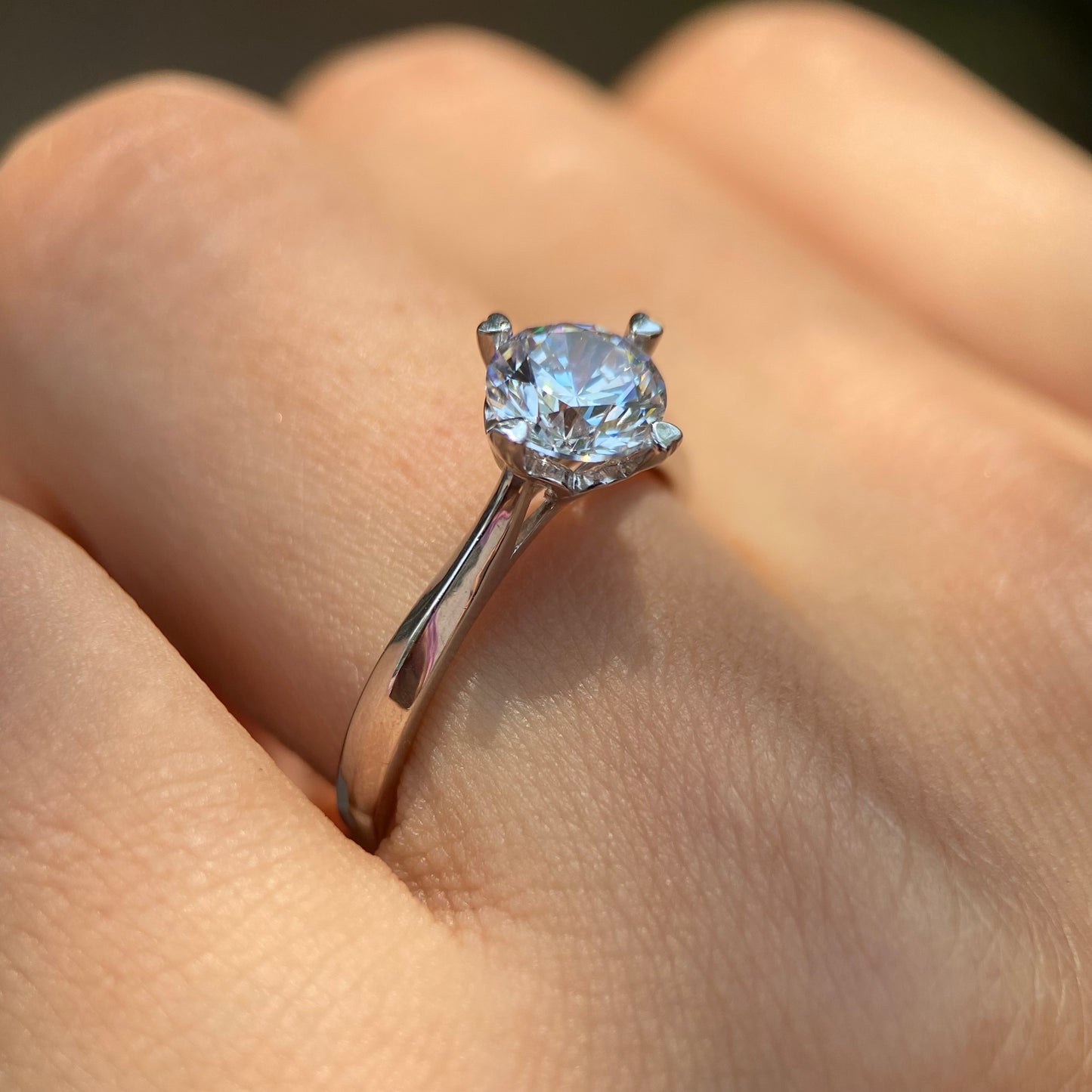 Anillo de compromiso en oro