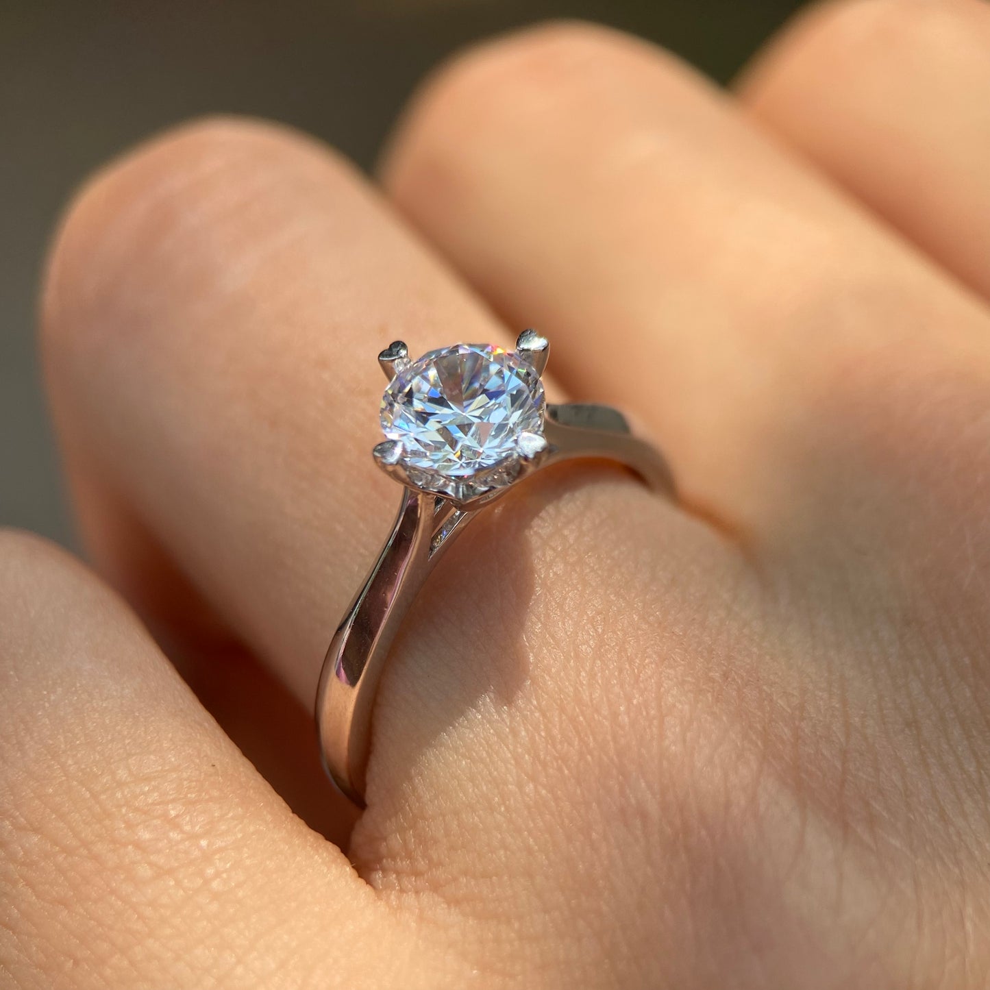 Anillo de compromiso en oro