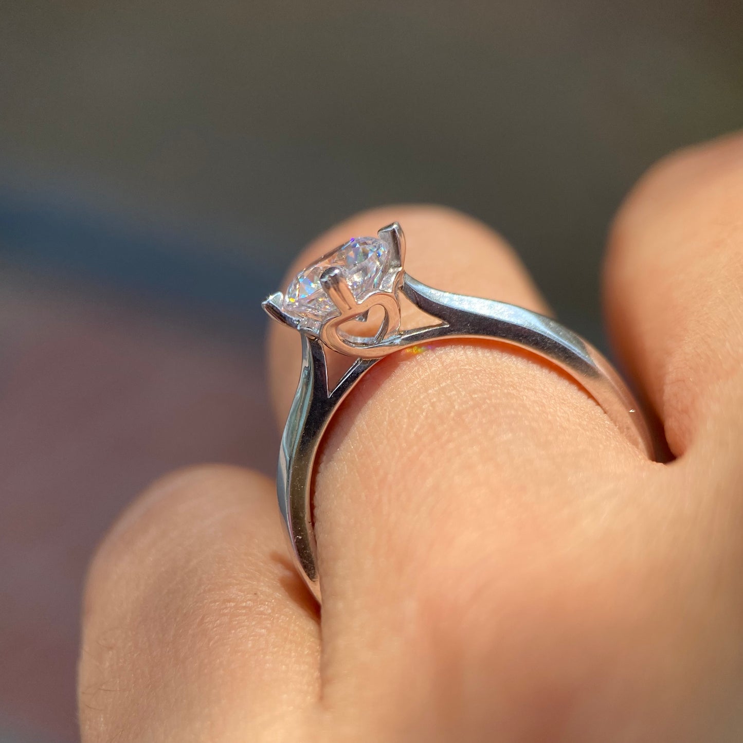 Anillo de compromiso en oro