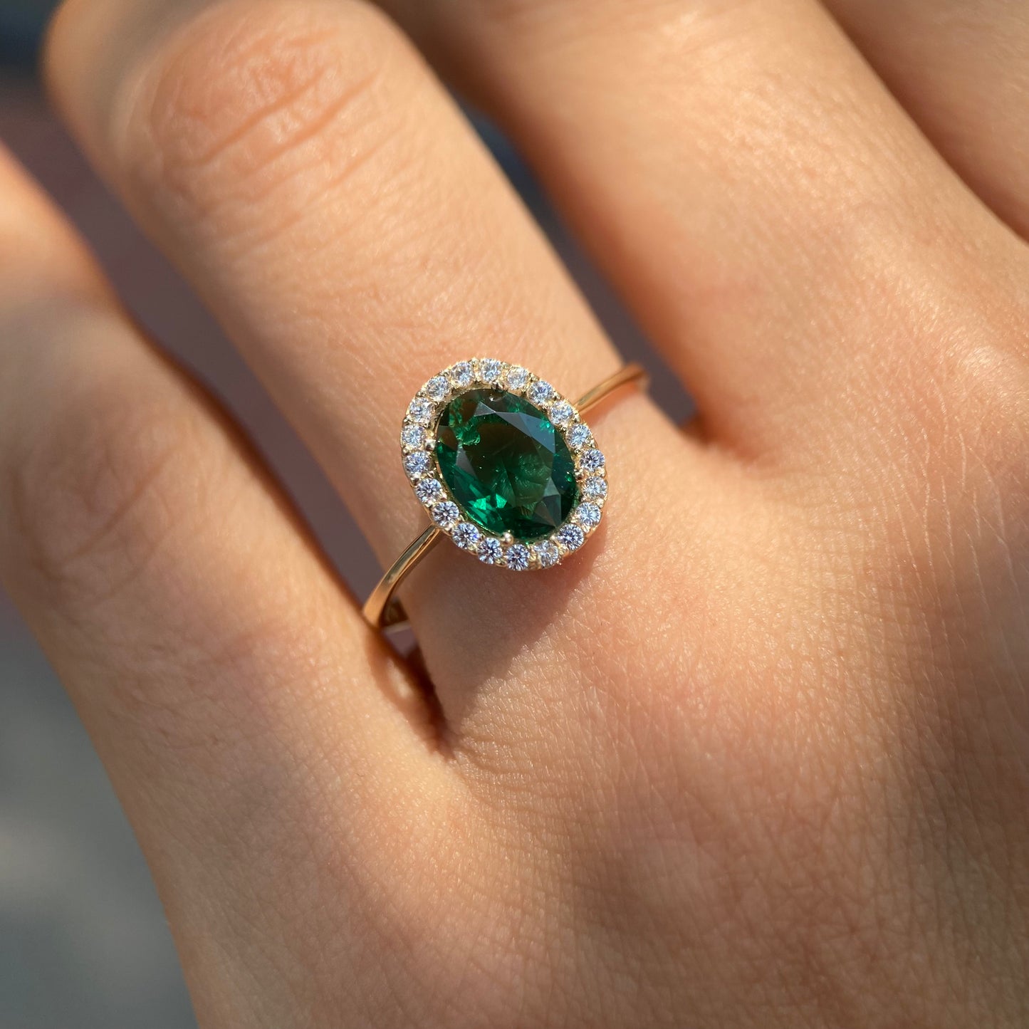 Anillo de compromiso en oro