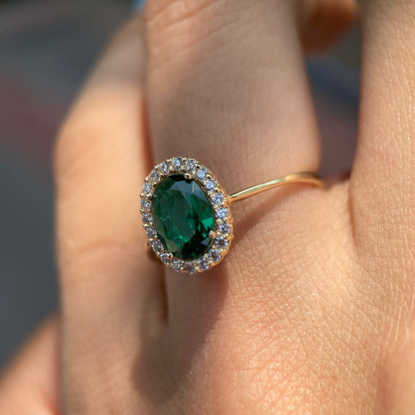 Anillo de compromiso en oro