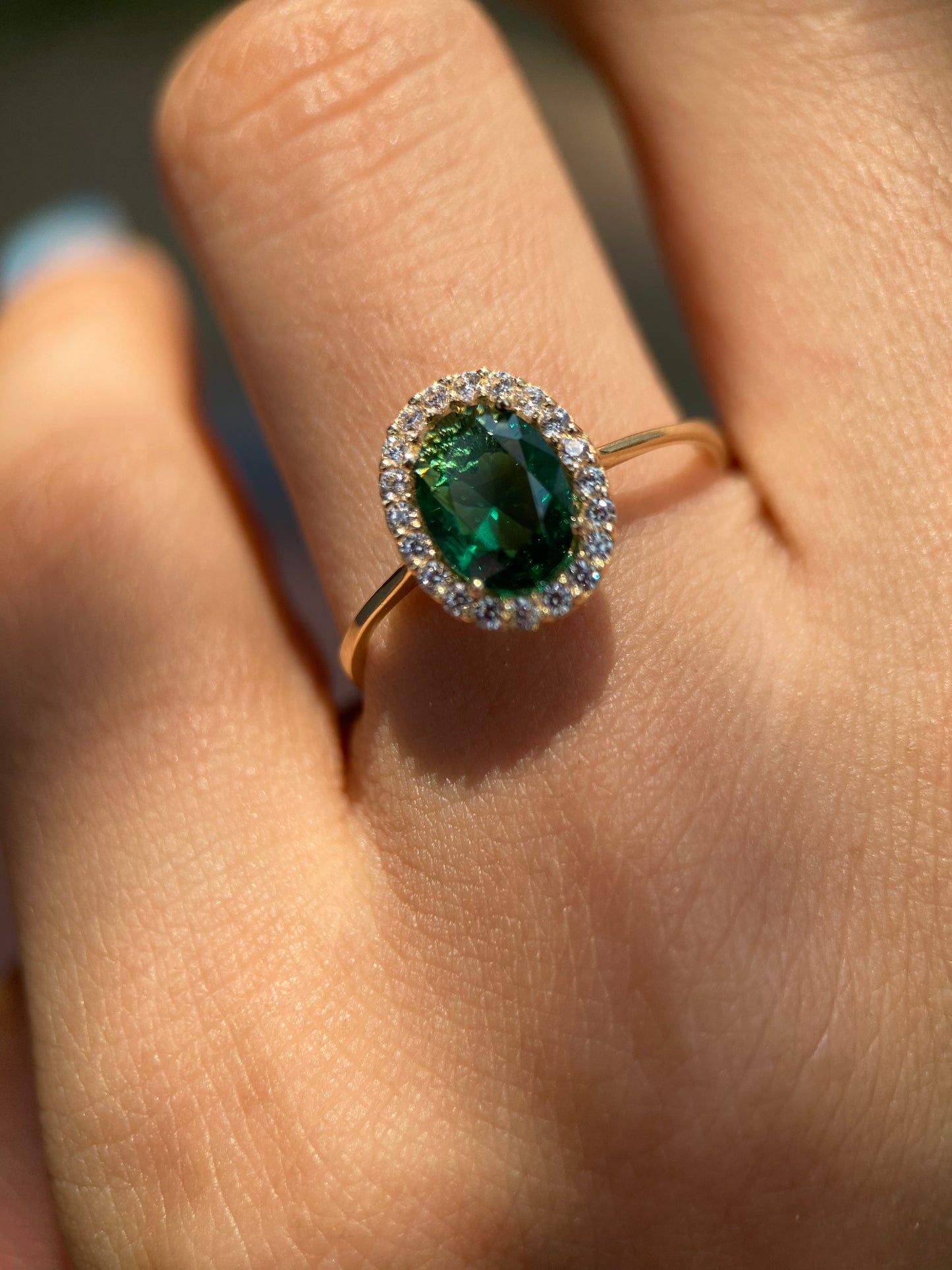 Anillo de compromiso en oro