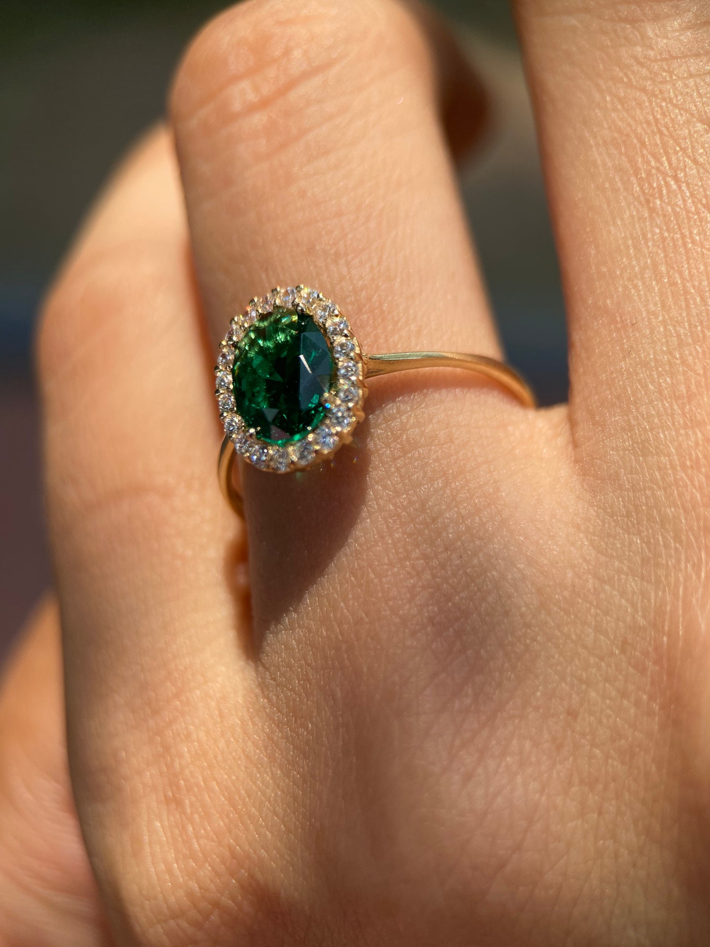 Anillo de compromiso en oro