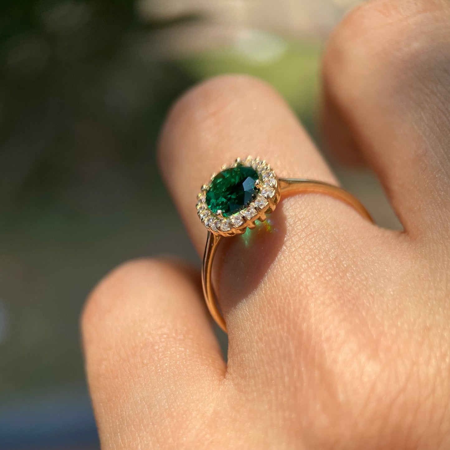 Anillo de compromiso en oro