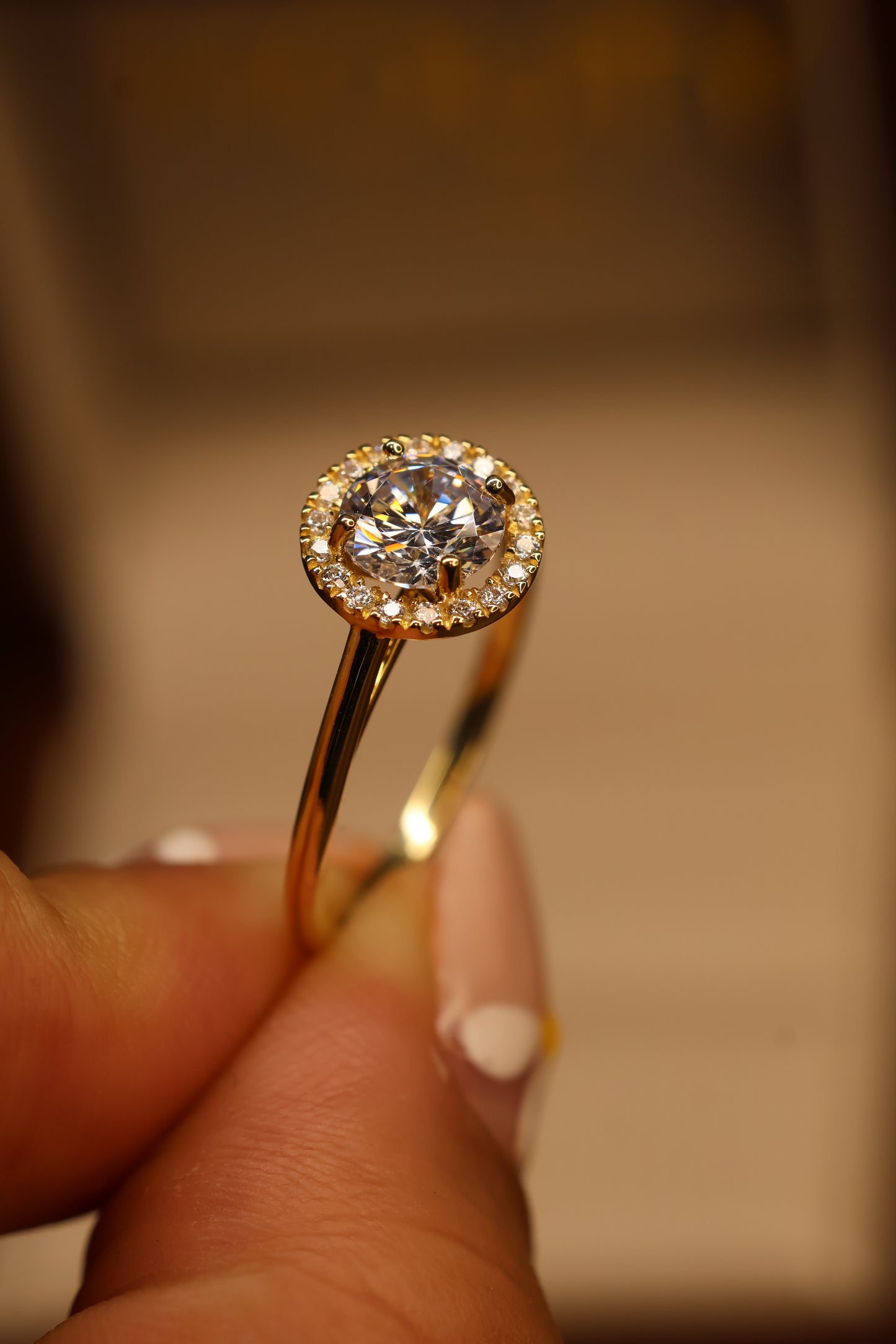 Anillo de compromiso en Oro