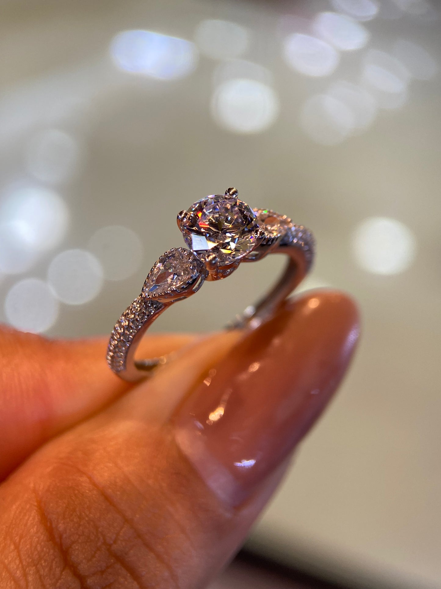 Anillo de compromiso en oro