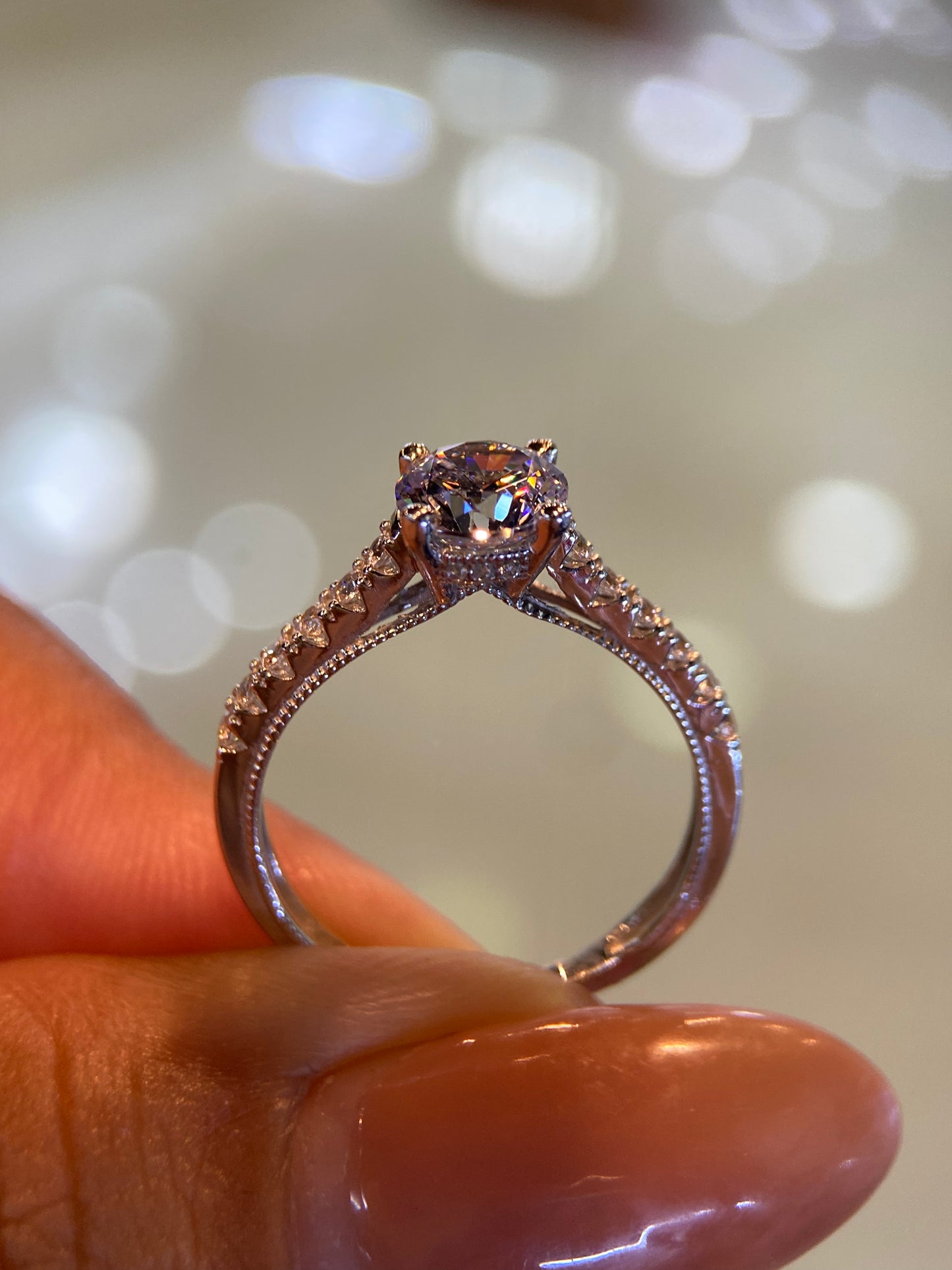 Anillo de compromiso en oro