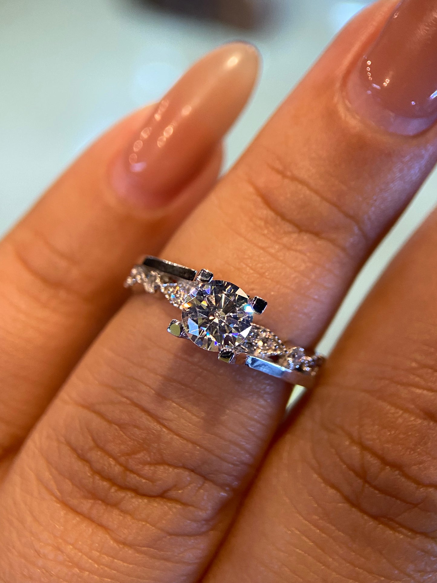 Anillo de compromiso en oro