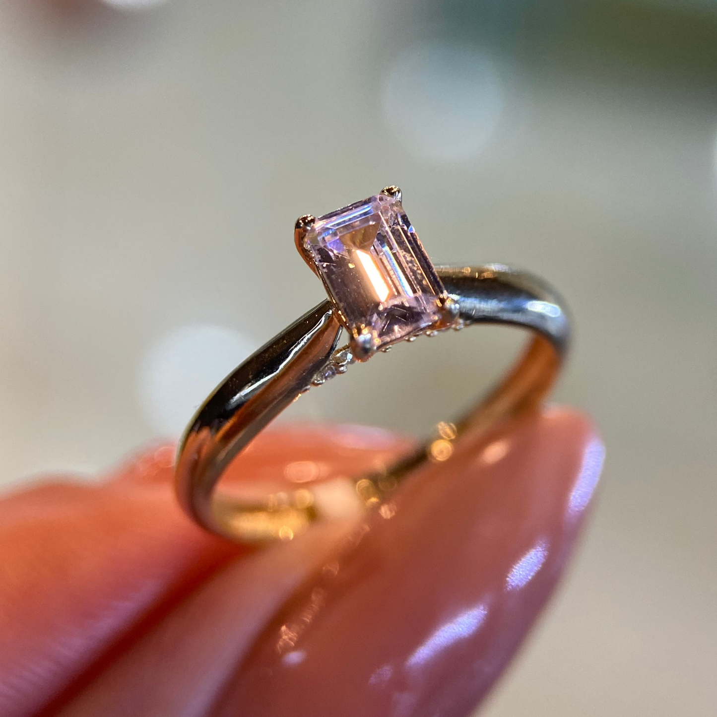 Anillo de compromiso en oro