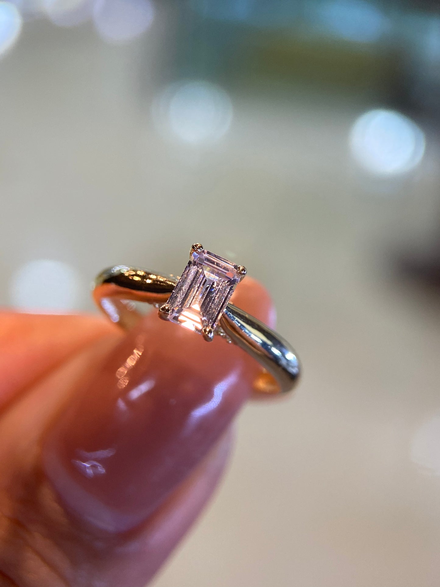 Anillo de compromiso en oro