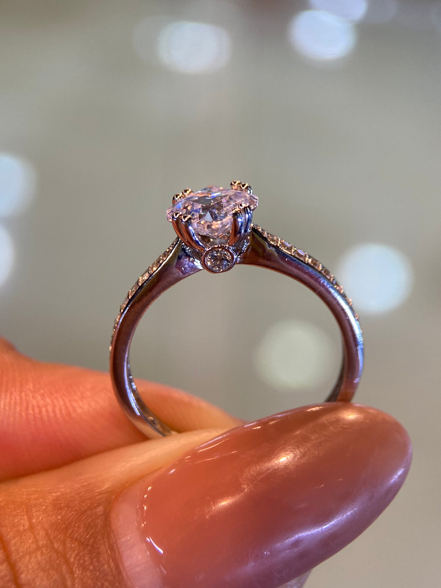Anillo de compromiso en oro