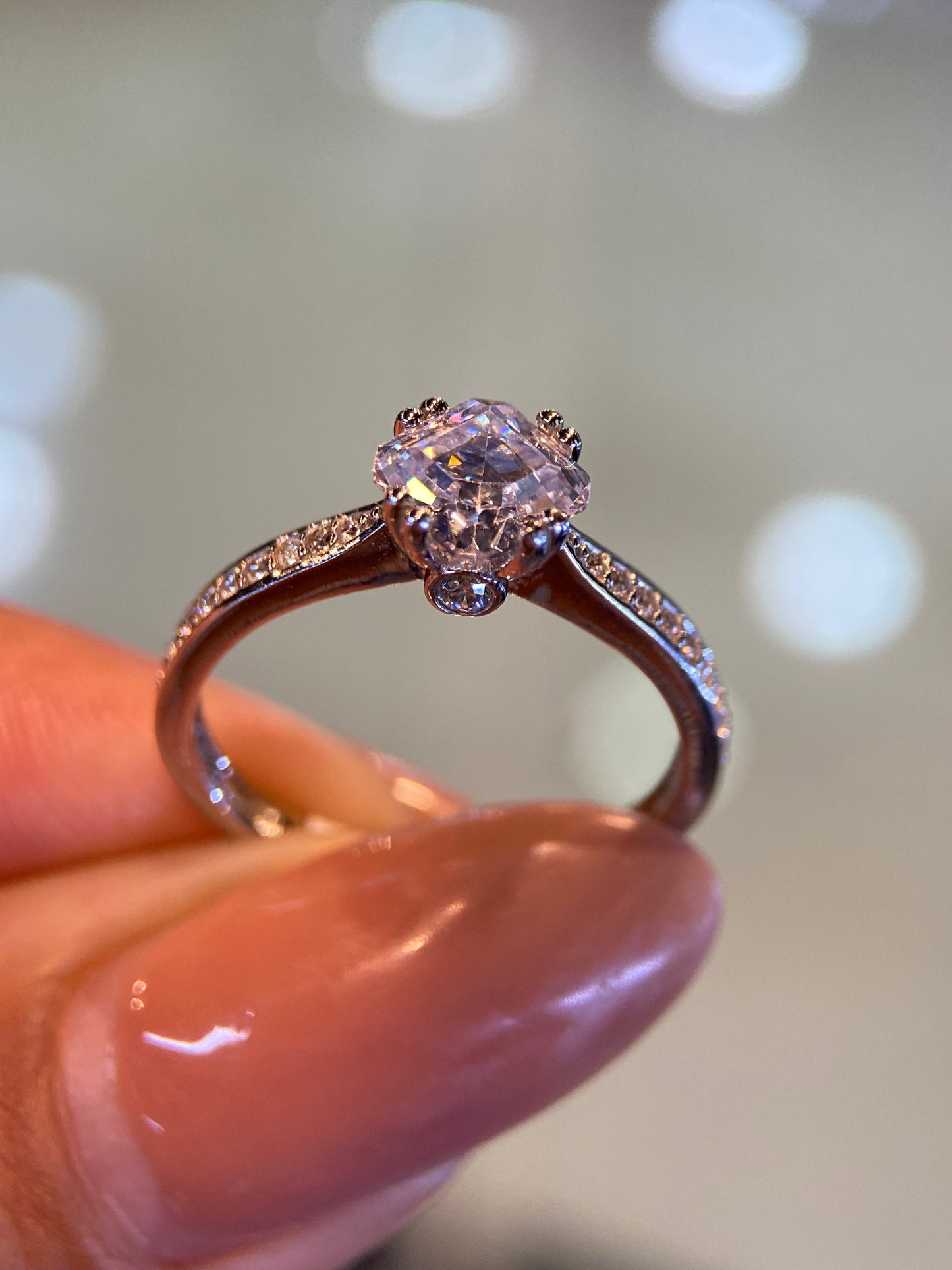 Anillo de compromiso en oro