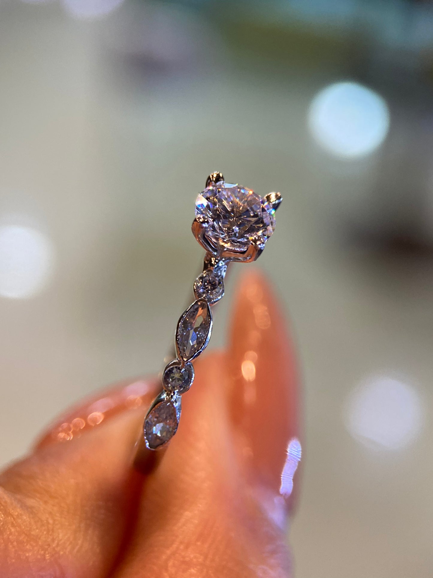 Anillo de compromiso en oro