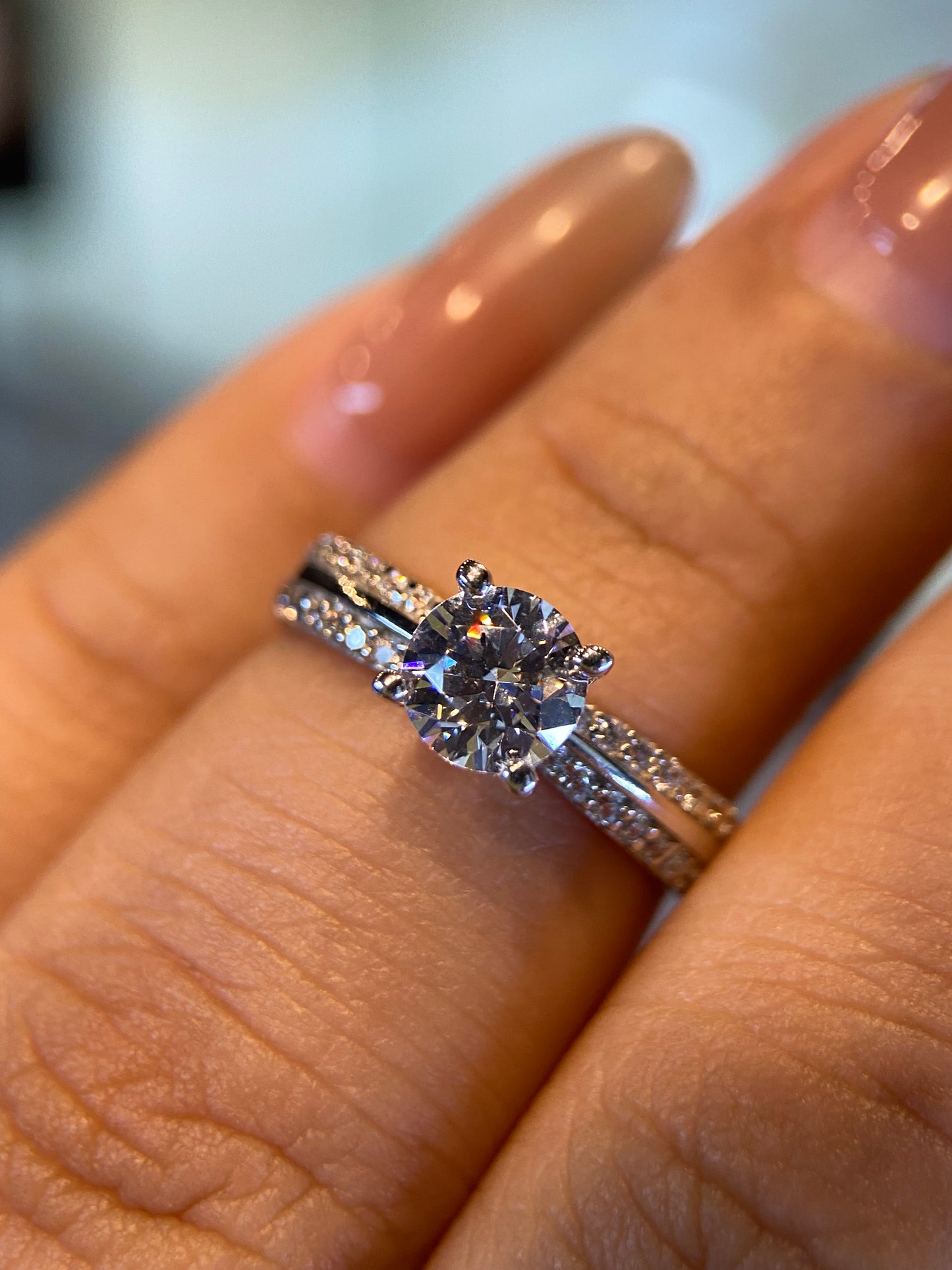 Anillo de compromiso en oro