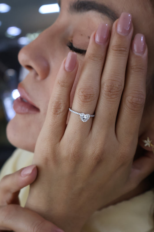 Anillo Agata en Oro 1.00 ct