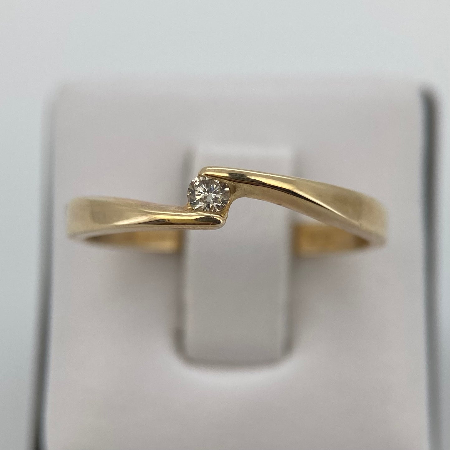 14k Yellow Gold Ring with Diamond Mod: OF1599