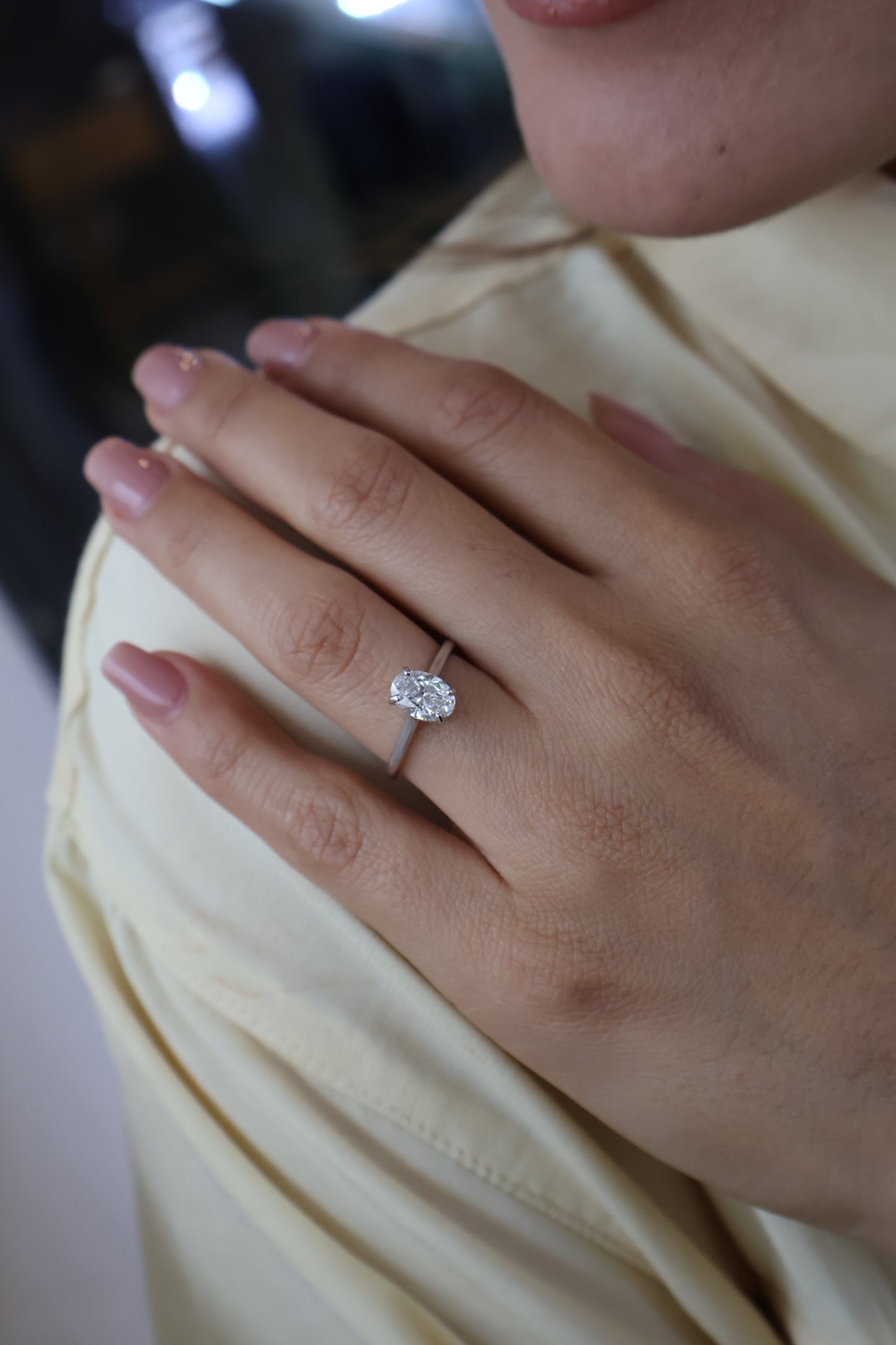 Anillo de compromiso en oro