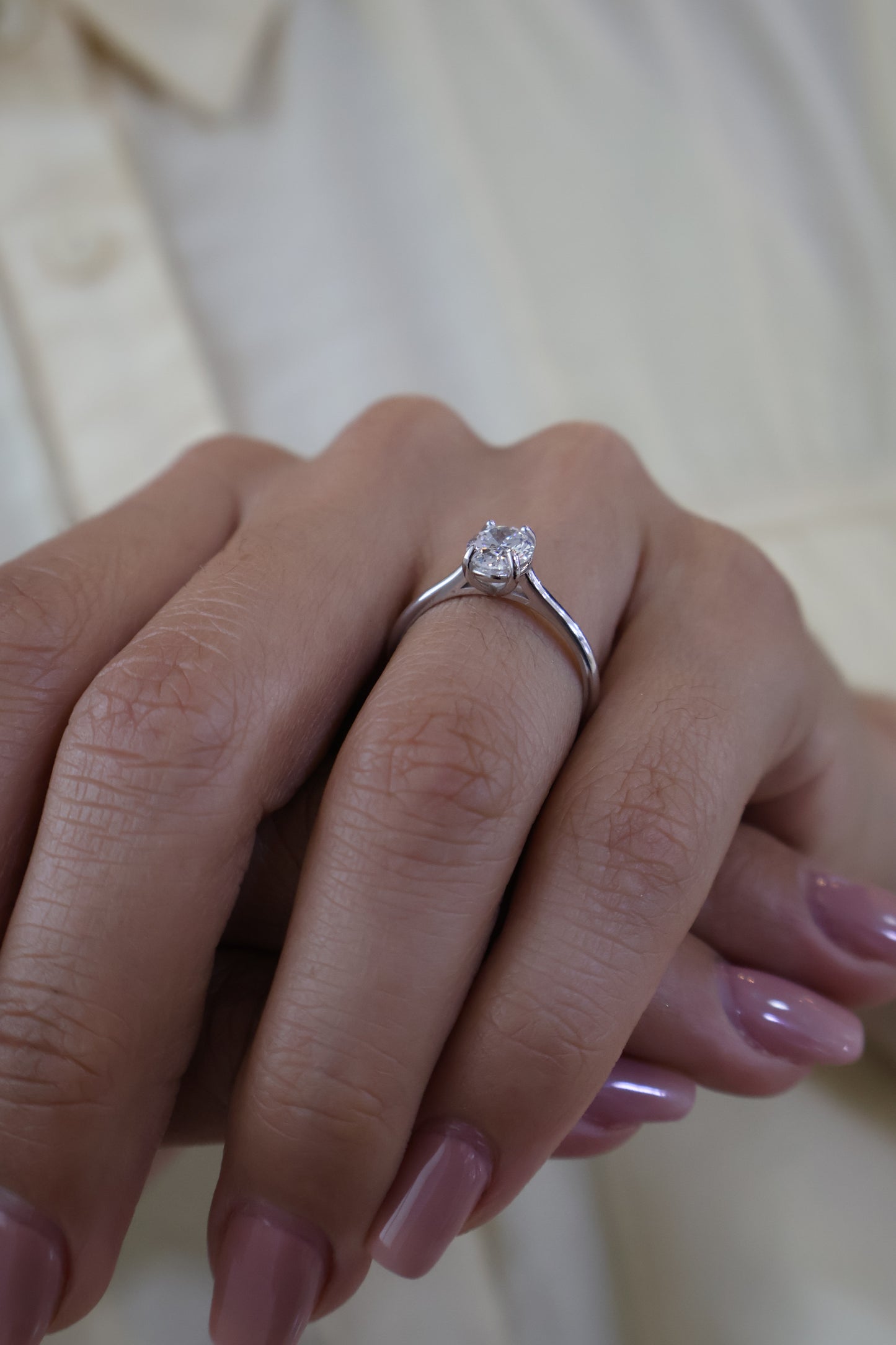 Anillo de compromiso en oro
