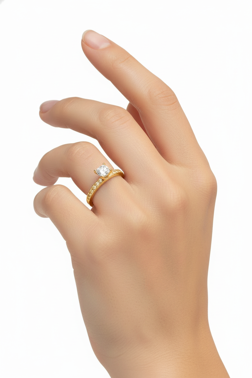 Anillo Colmar en oro 0.50 ct