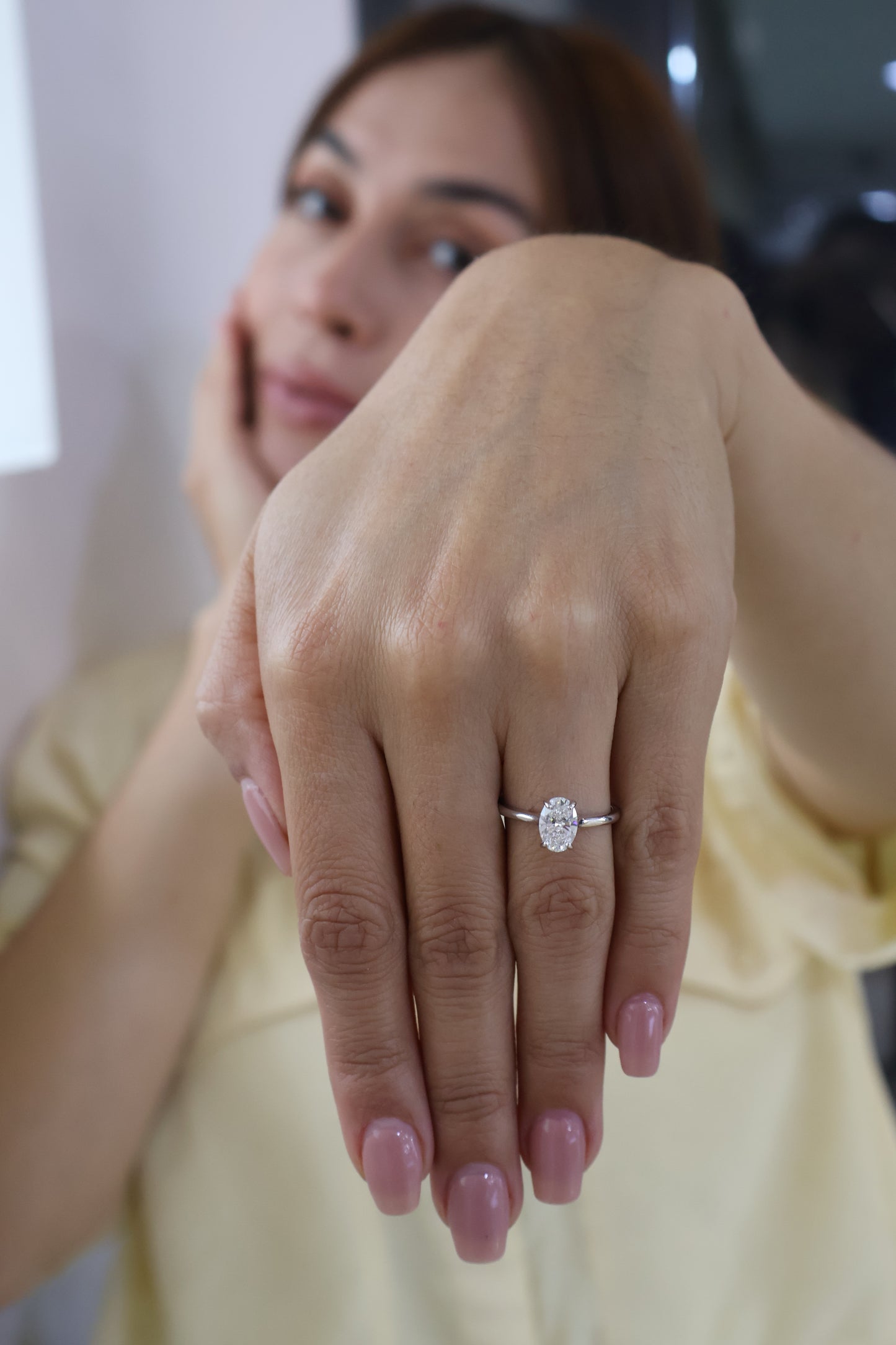 Anillo de compromiso en oro